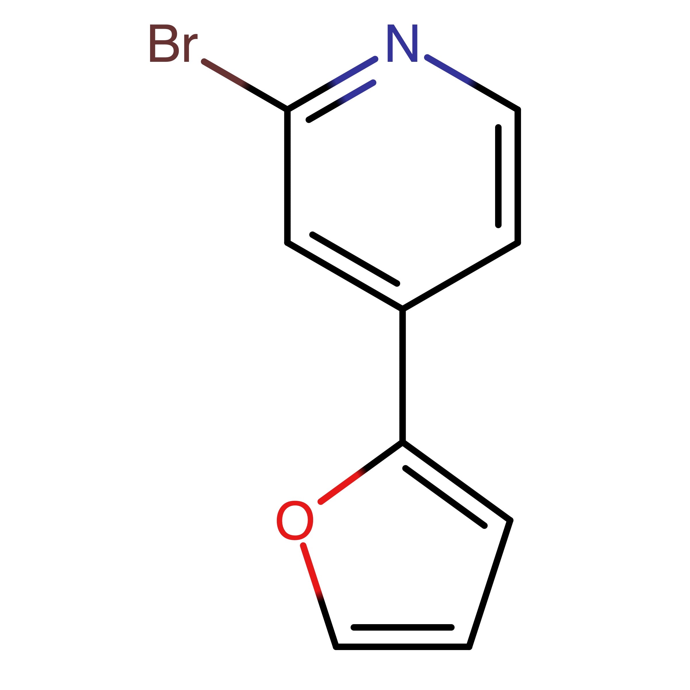 CAS RN 1086381-49-8 | 2-Bromo-4-(furan-2-yl)pyridine