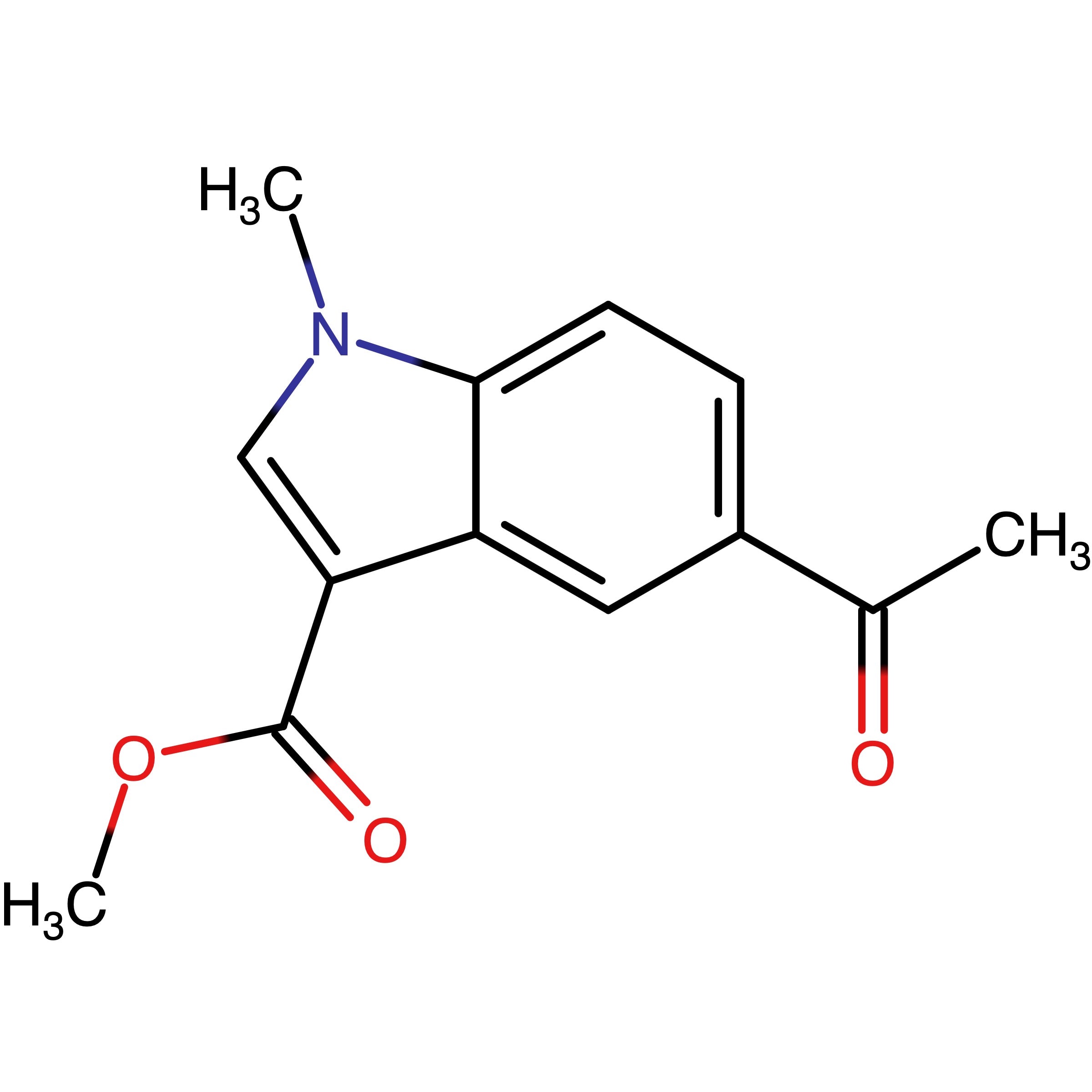 CAS RN 112332-85-1 | Name: Methyl 5-acetyl-1-methyl-1H-indole-3-carboxylate