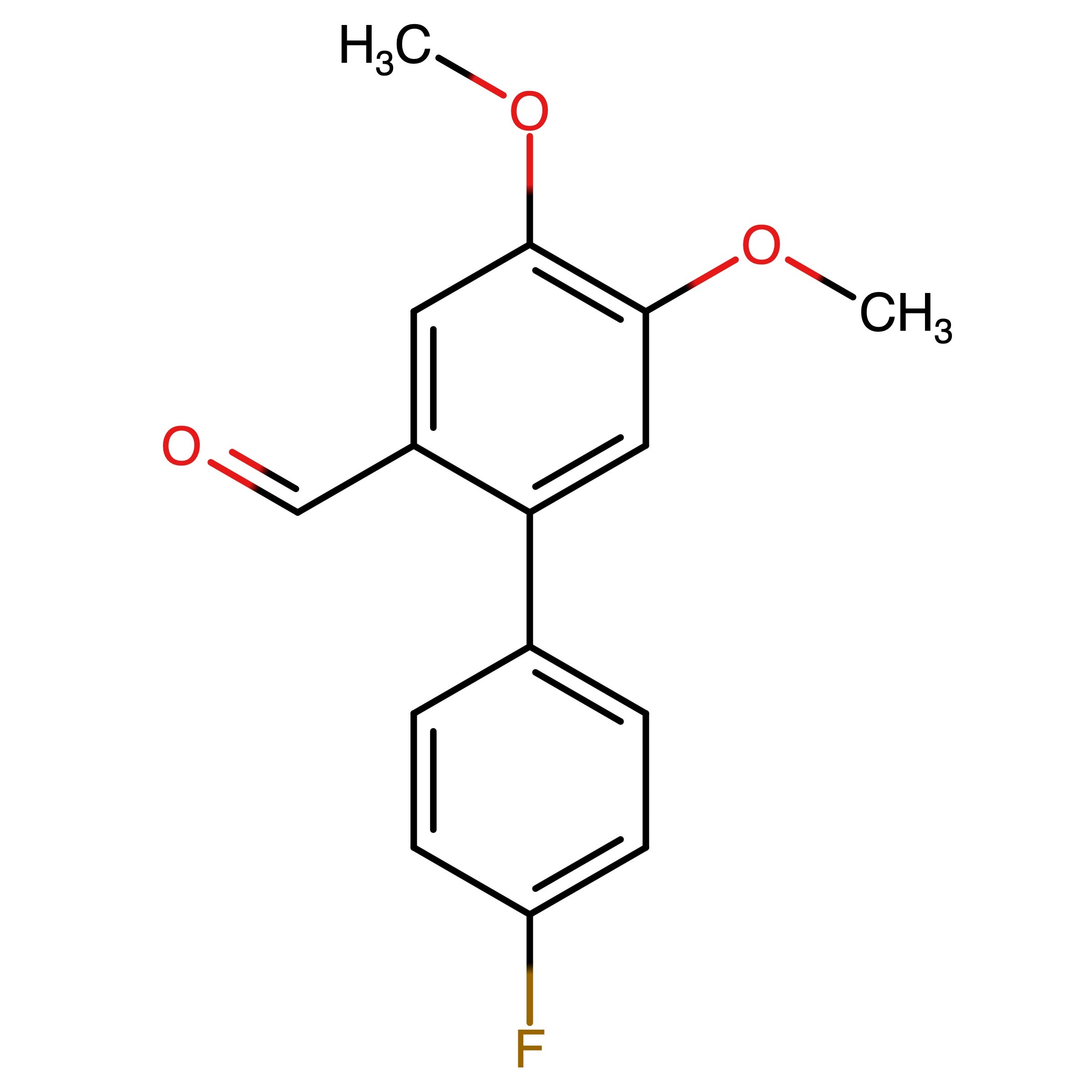 CAS RN 1178743-91-3 | 2-(4-Fuorophenyl)-4,5-dimethoxybenzaldehyde | MFCD12859916