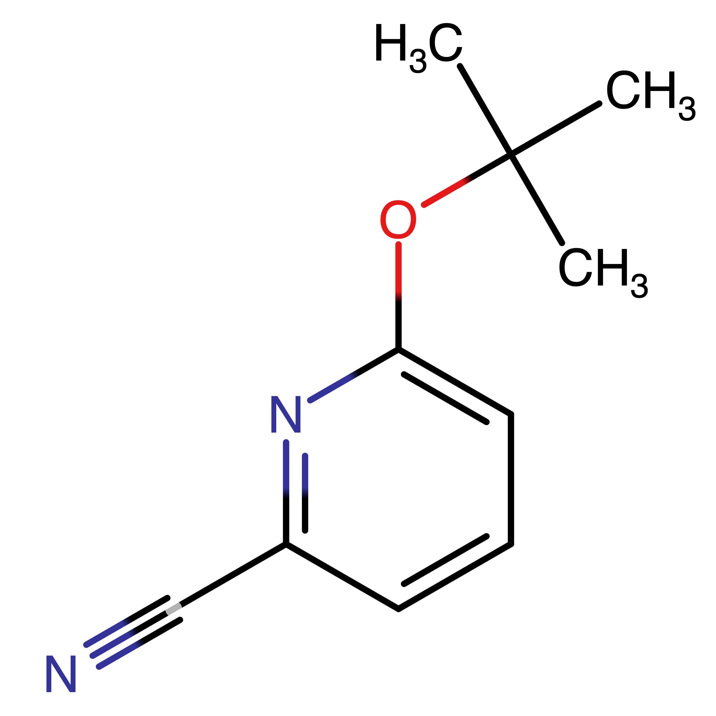 CAS RN 1211584-93-8 | 6-[(2-Methylpropan-2-yl)oxy]pyridine-2-carbonitrile | MFCD18256063