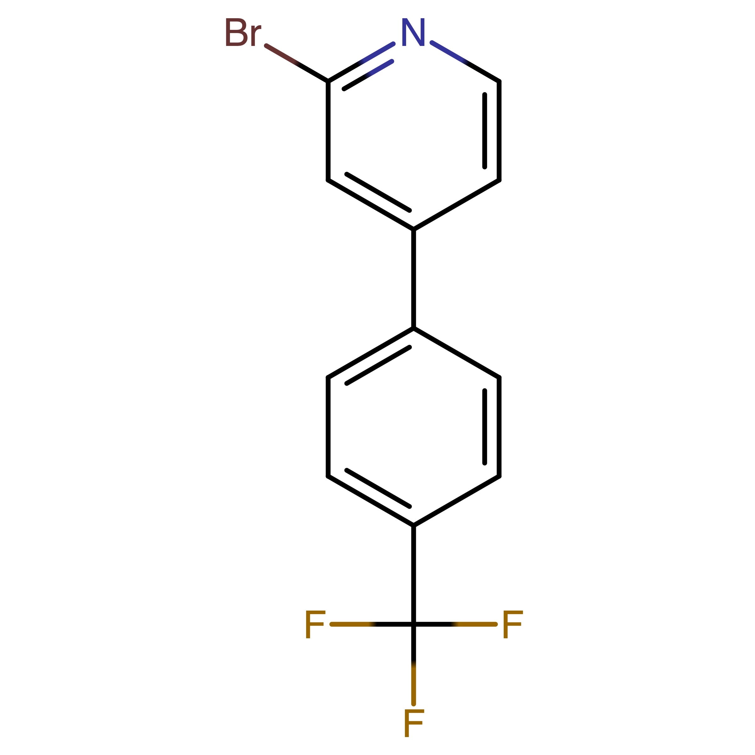 CAS RN 1215072-06-2 | 2-Bromo-4-[4-(trifluoromethyl)phenyl]pyridine | MFCD14706946