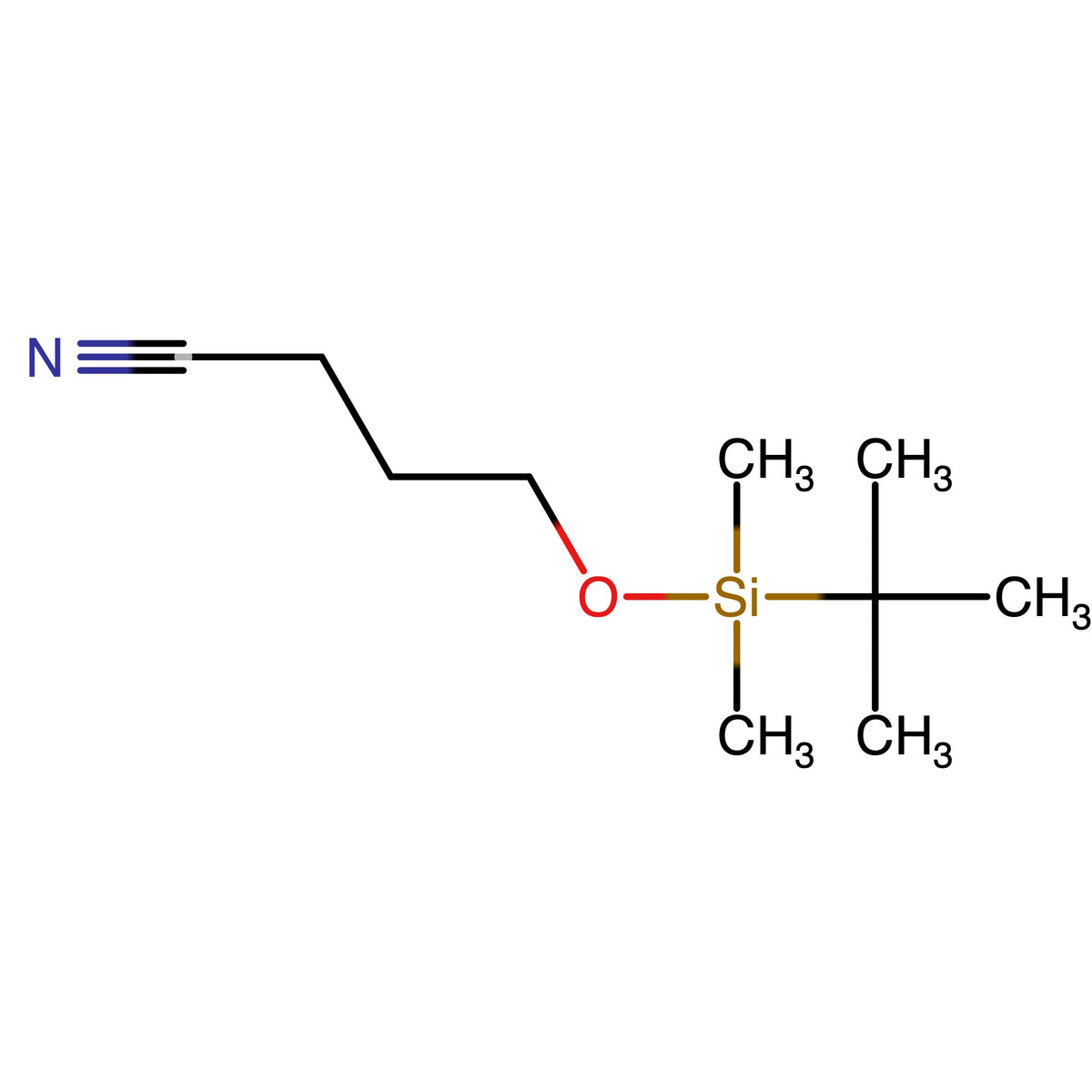 CAS RN 123703-37-7 | 4-[tert-Butyl(dimethyl)silyl]oxybutanenitrile | MFCD34619635