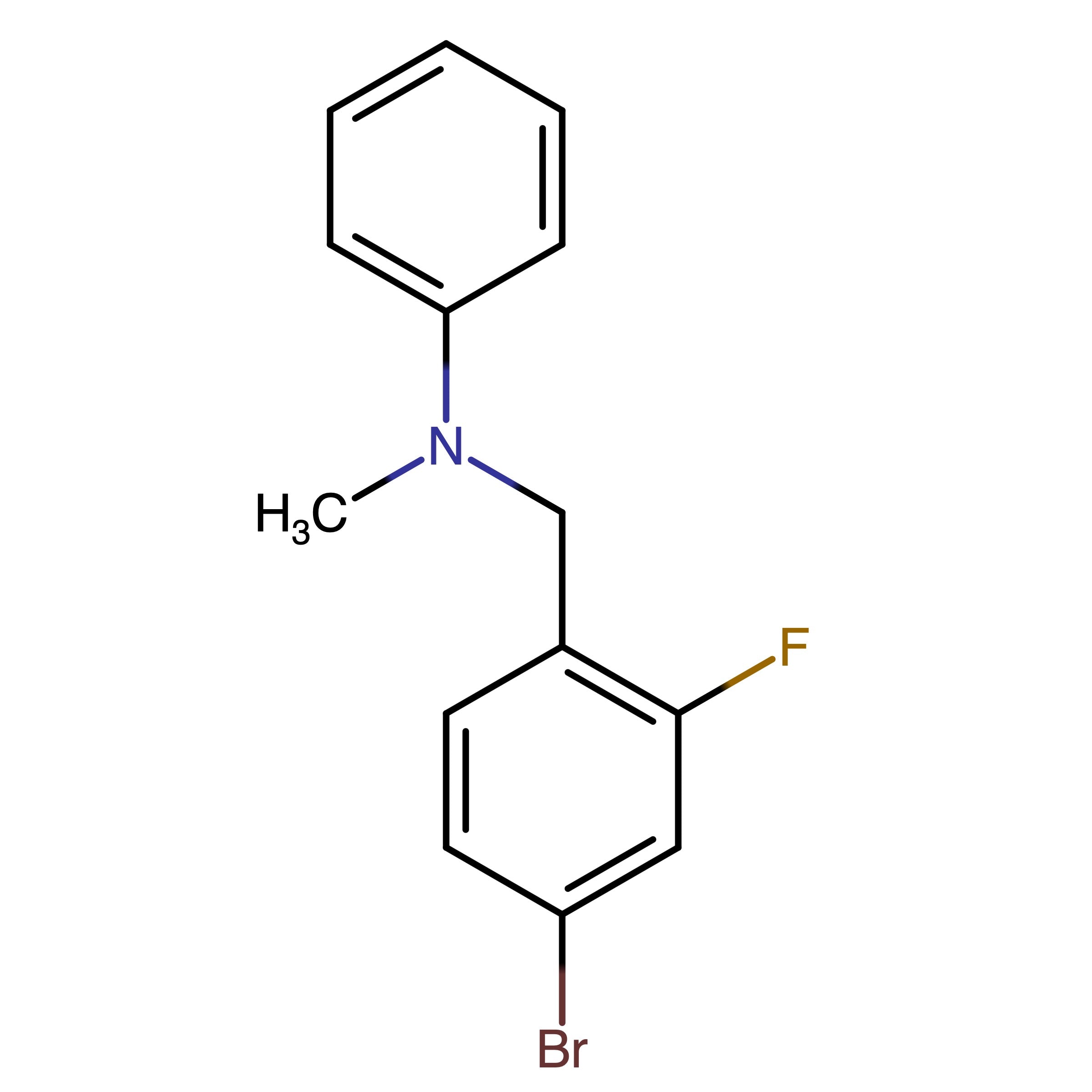 CAS RN 1284496-55-4 | Name: N?(4?Bromo?2?fluorobenzyl)?N?methylaniline