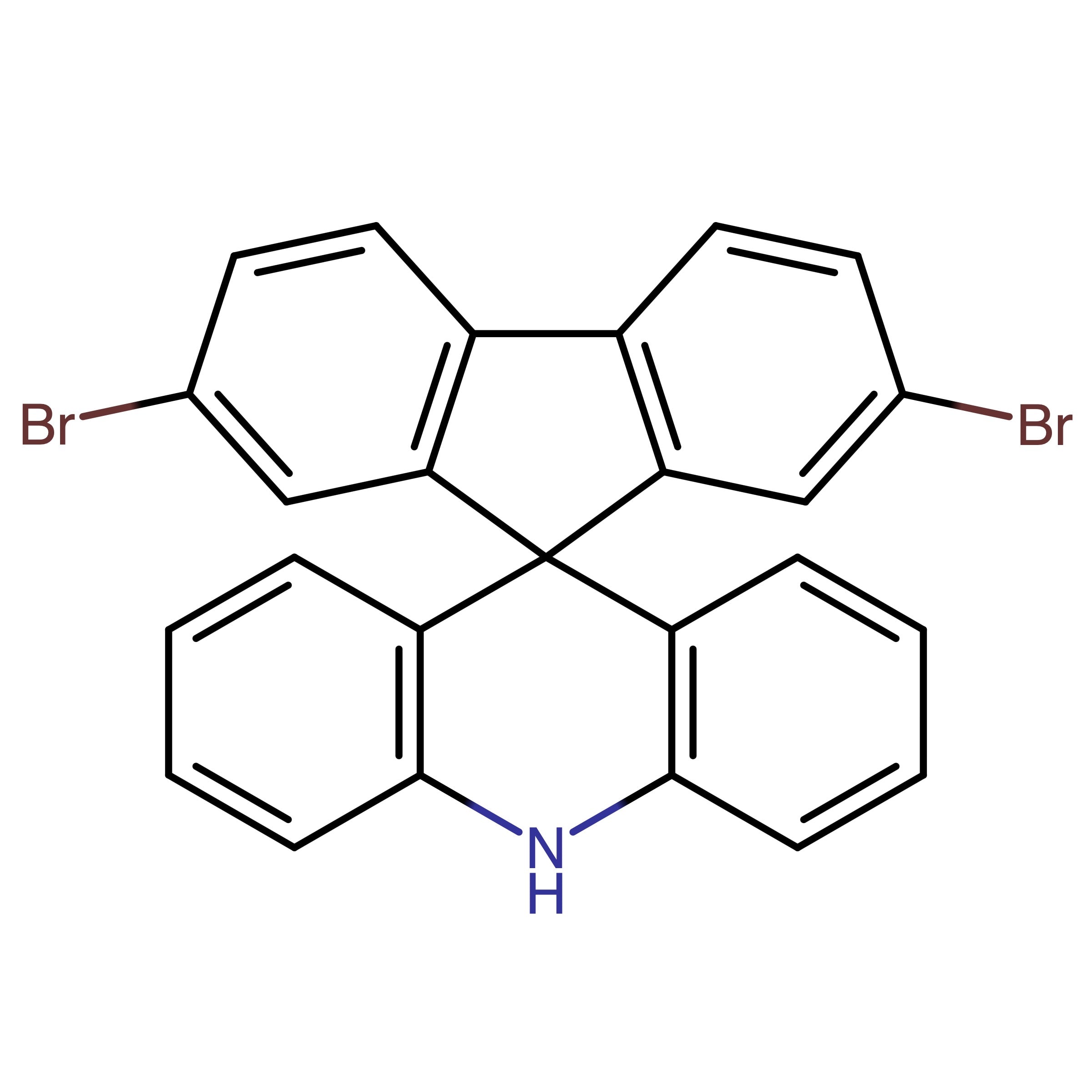 CAS RN 1303969-23-4 | Name: 2',7'-Dibromo-10H-spiro[acridine-9,9'-fluorene]