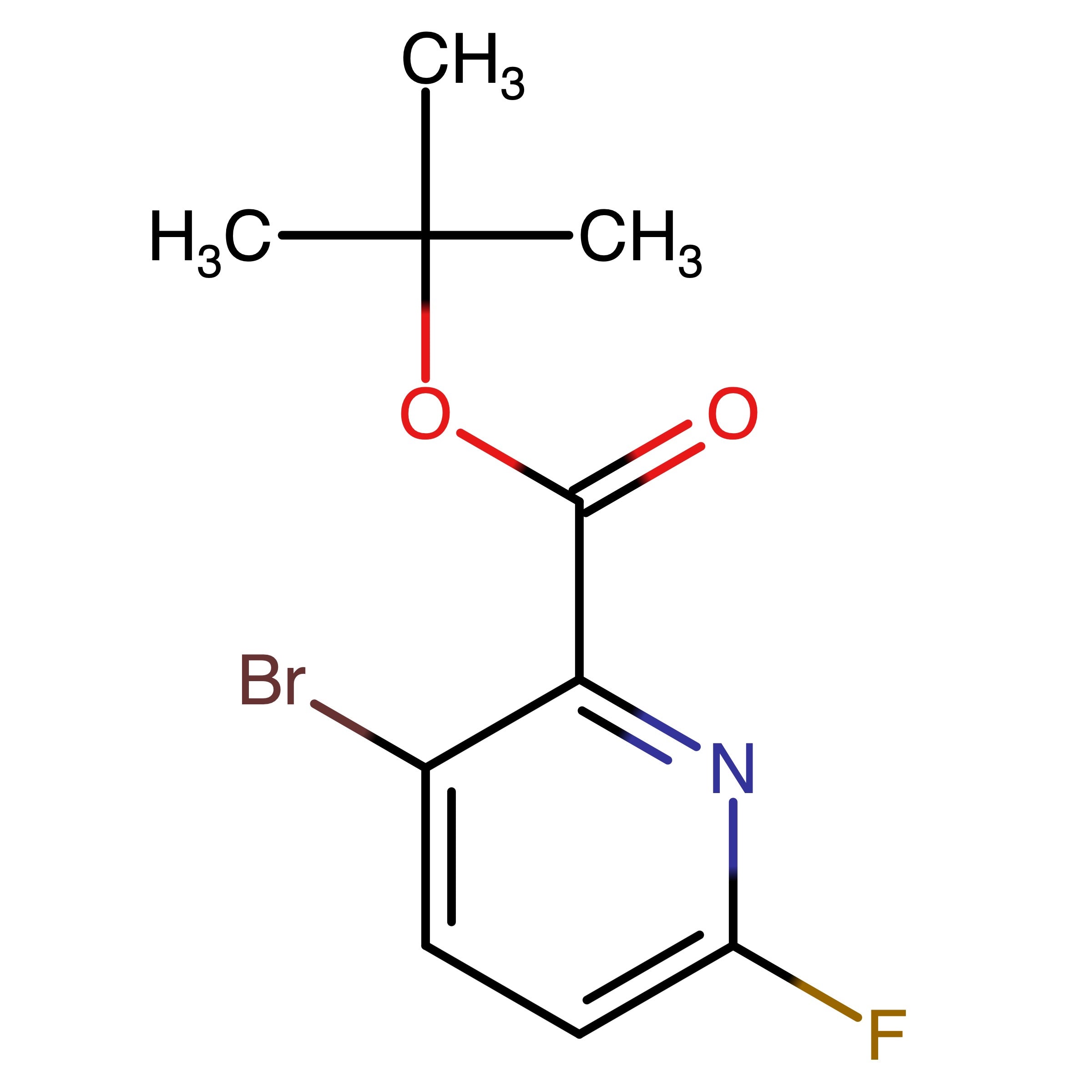 CAS RN 1430753-76-6 | Name: tert-Butyl 3-bromo-6-fluoropicolinate | MDL: MFCD27988089