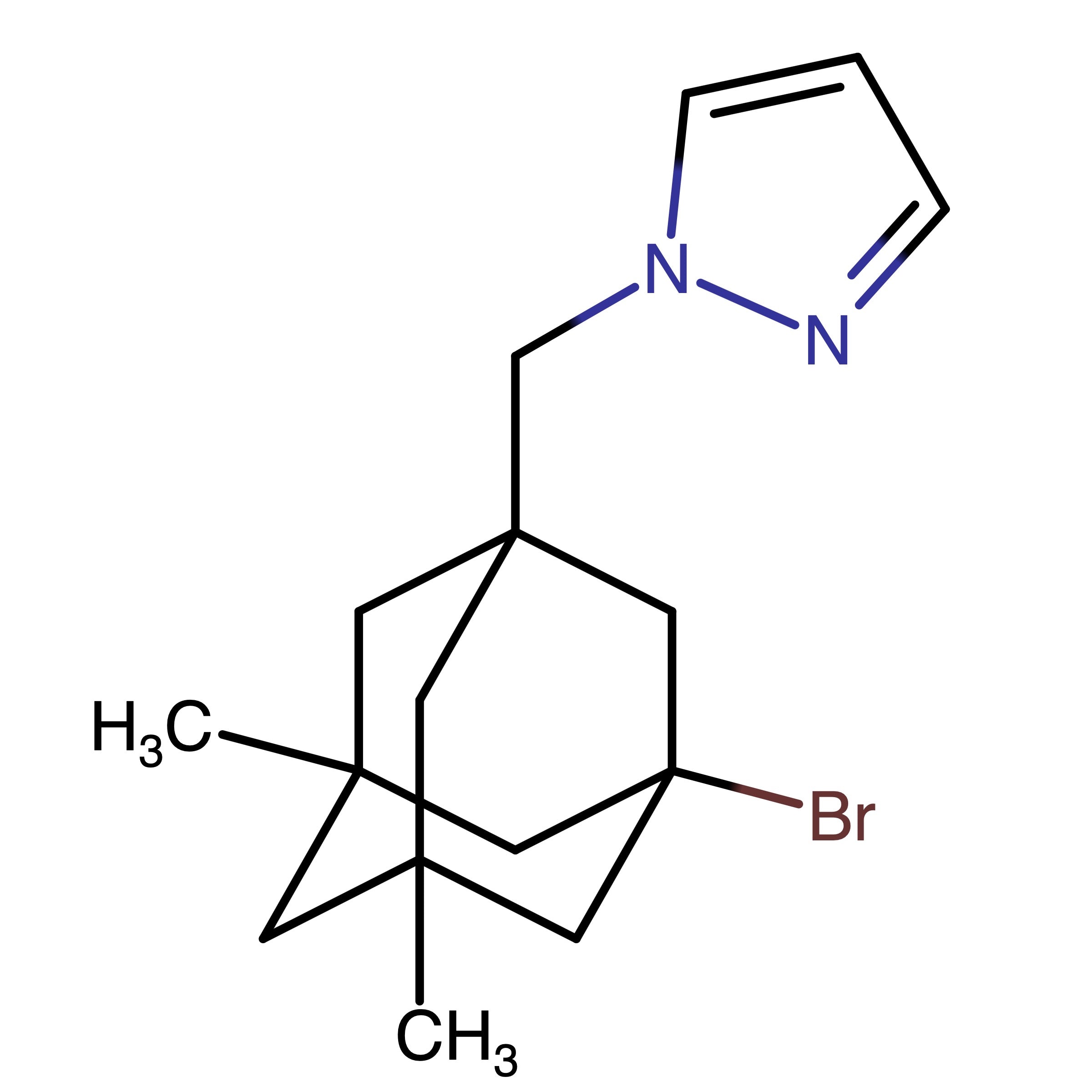 CAS RN 1430846-39-1 | Name: 1-[[3-Bromo-5,7-dimethyl-1-adamantyl]methyl]pyrazole