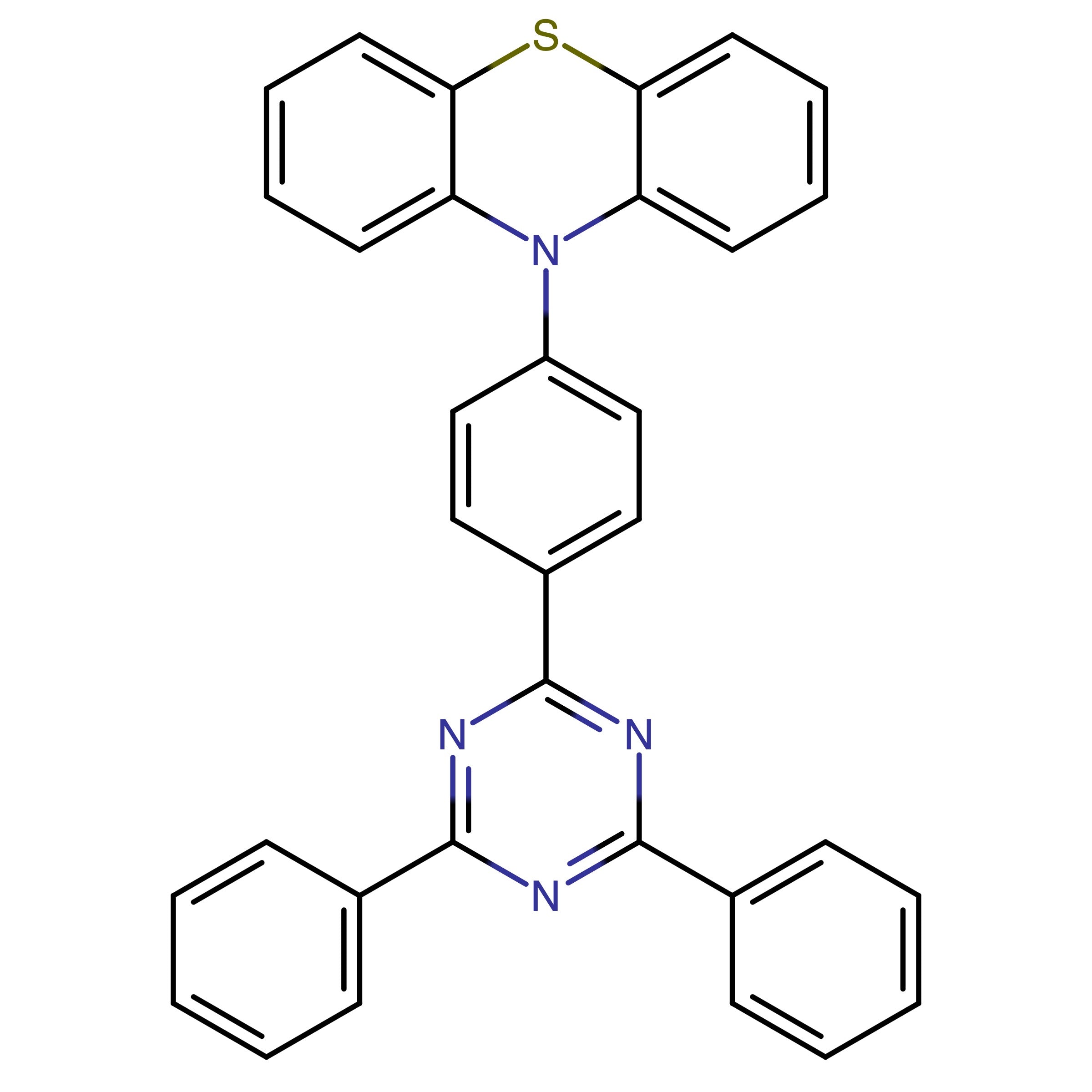 CAS RN 1488411-90-0 | Name: 10-(4-(4,6-Diphenyl-1,3,5-triazin-2-yl)phenyl)-10H-phenothiazine