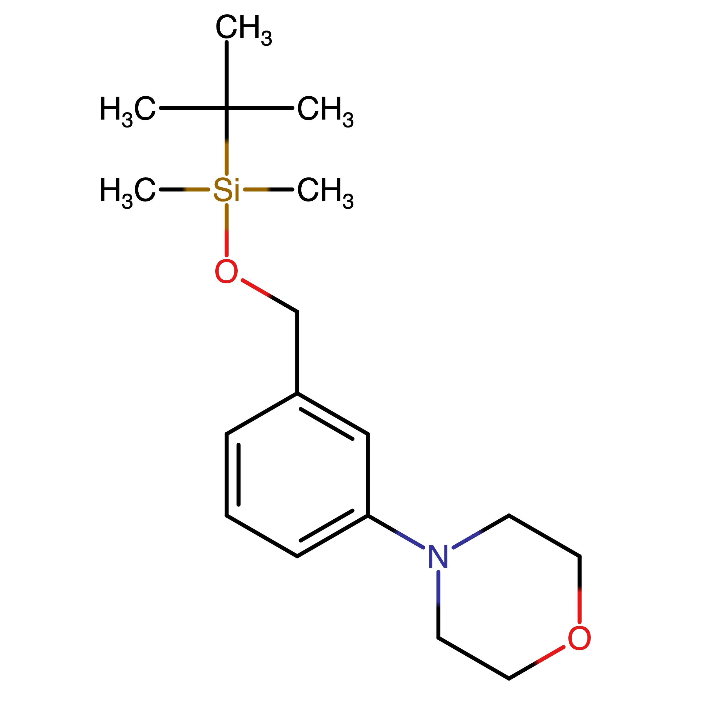 CAS RN 1498257-18-3 | tert-Butyl-dimethyl-[(3-morpholin-4-ylphenyl)methoxy]silane