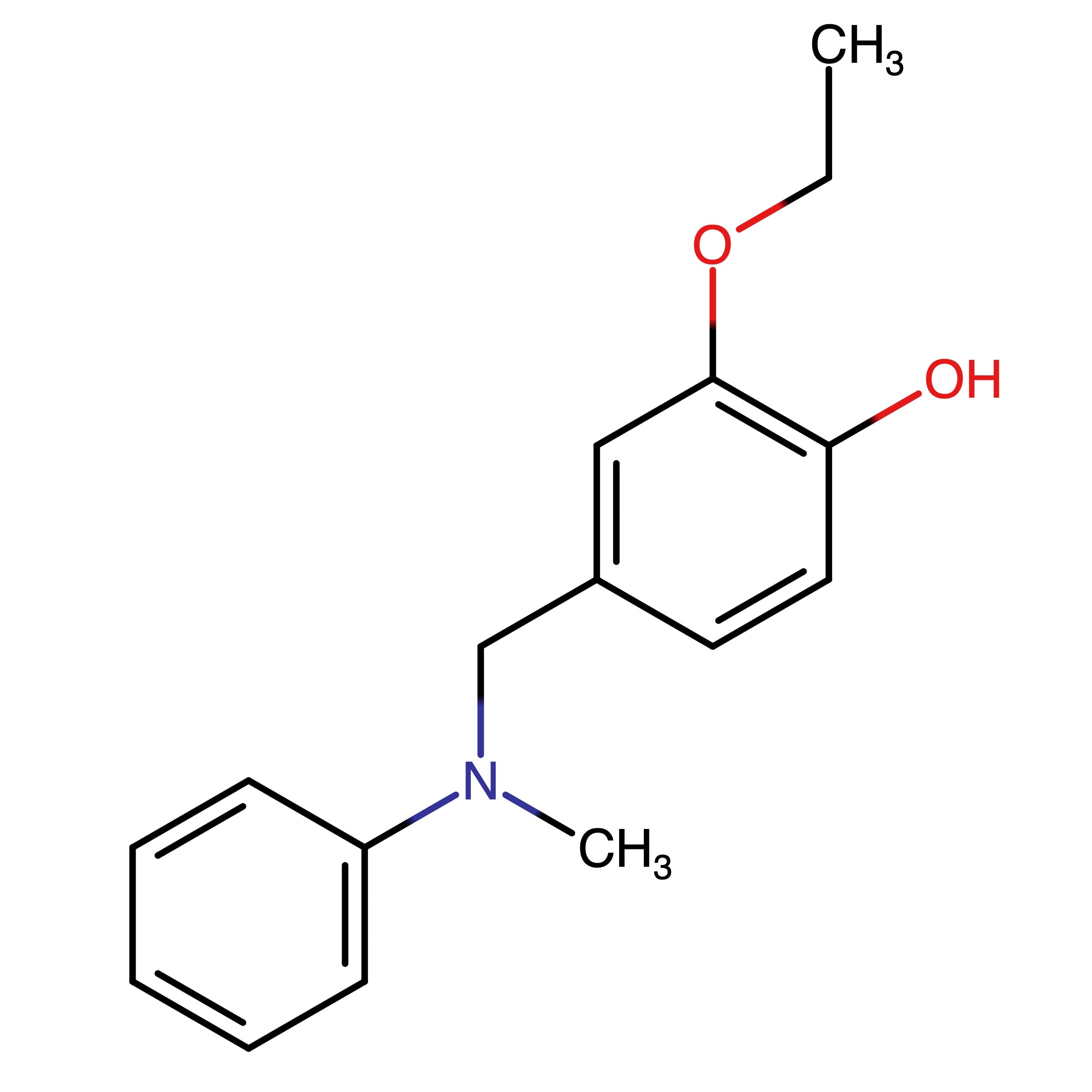 CAS RN 1554967-79-1 | Name: N?(3?Ethoxy?4?hydroxybenzyl)?N?methylaniline