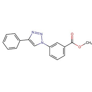 1577187-24-6 | Methyl 3-(4-phenyl-1H-1,2,3-triazol-1-yl)benzoate - Hoffman Fine Chemicals