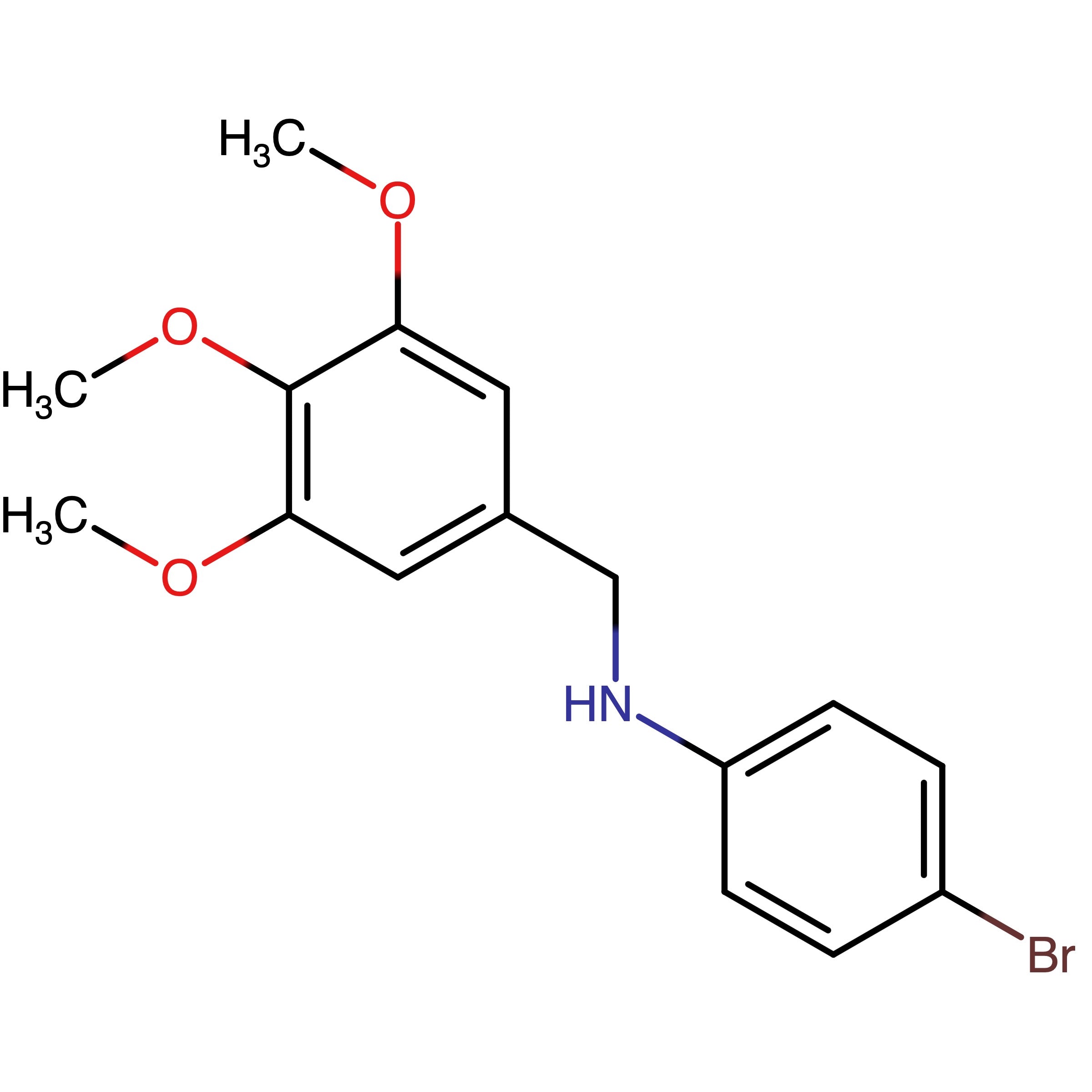 CAS RN 161957-97-7 | Name: N-(3,4,5-Trimethoxybenzyl)-4-bromoaniline
