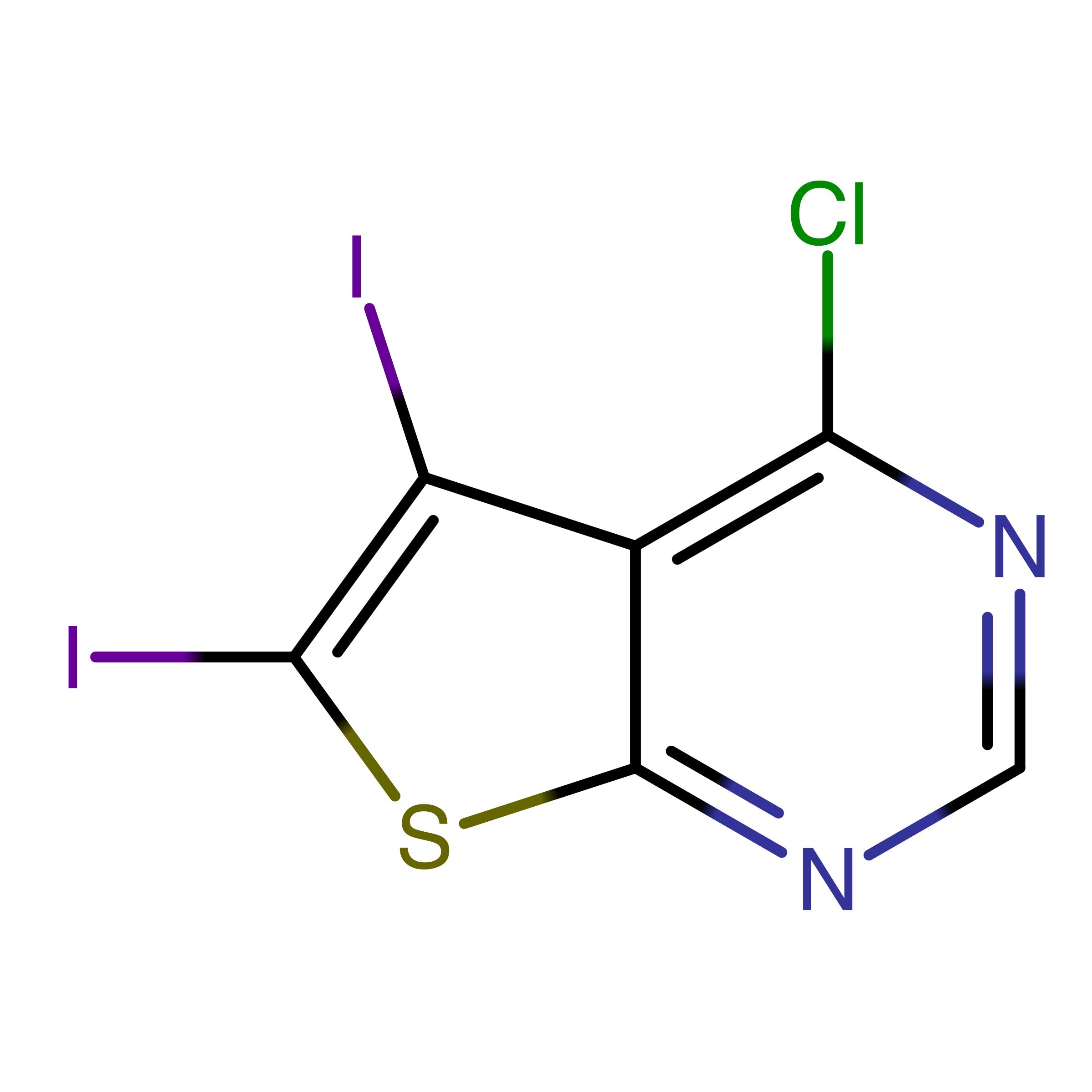 CAS RN 1799610-91-5 | Name: 4-Chloro-5,6-diiodothieno[2,3-d]pyrimidine | MDL: MFCD32011713