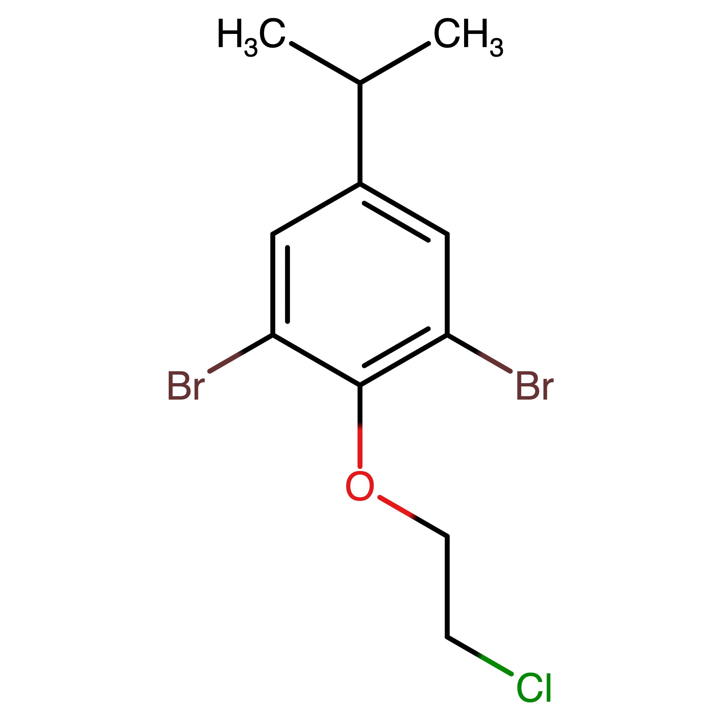 CAS RN 1818886-85-9 | 2,6_Dibromo_1_(2_chloro_ethoxy)_4_methyl_benzene