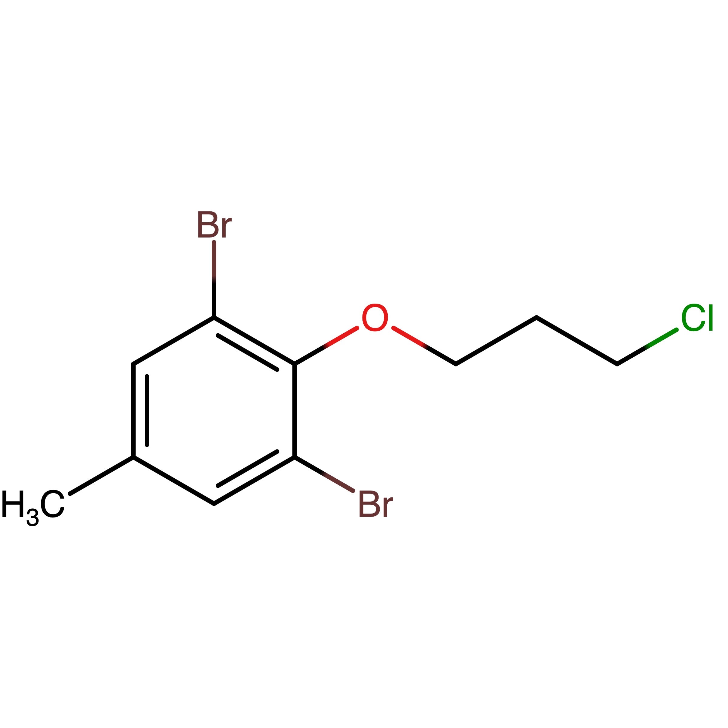 CAS RN 1818886-86-0 | 2,6_Dibromo_1_(3_chloro_propoxy)_4_methyl_benzene | MFCD35197751