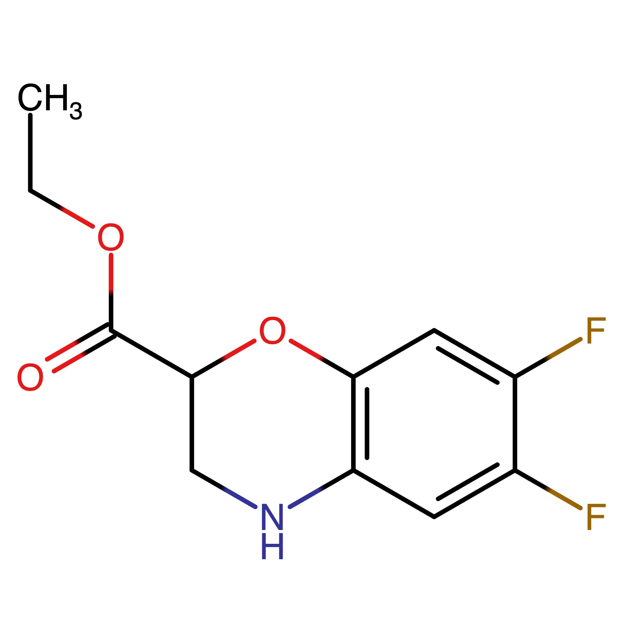 CAS RN 1859105-28-4 | Name: Ethyl 6,7-difluoro-3,4-dihydro-2H-benzo[b][1,4]oxazine-2-carboxylate