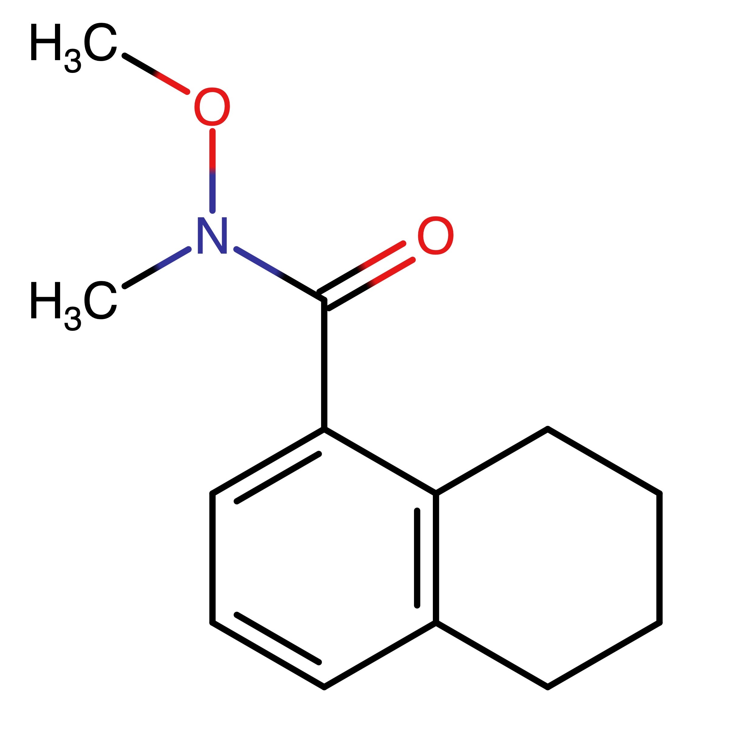 CAS RN 185957-97-5 | Name: N?Methoxy?N?methyl?5,6,7,8?tetrahydronaphthalene?1?carboxamide | MDL: MFCD12400738