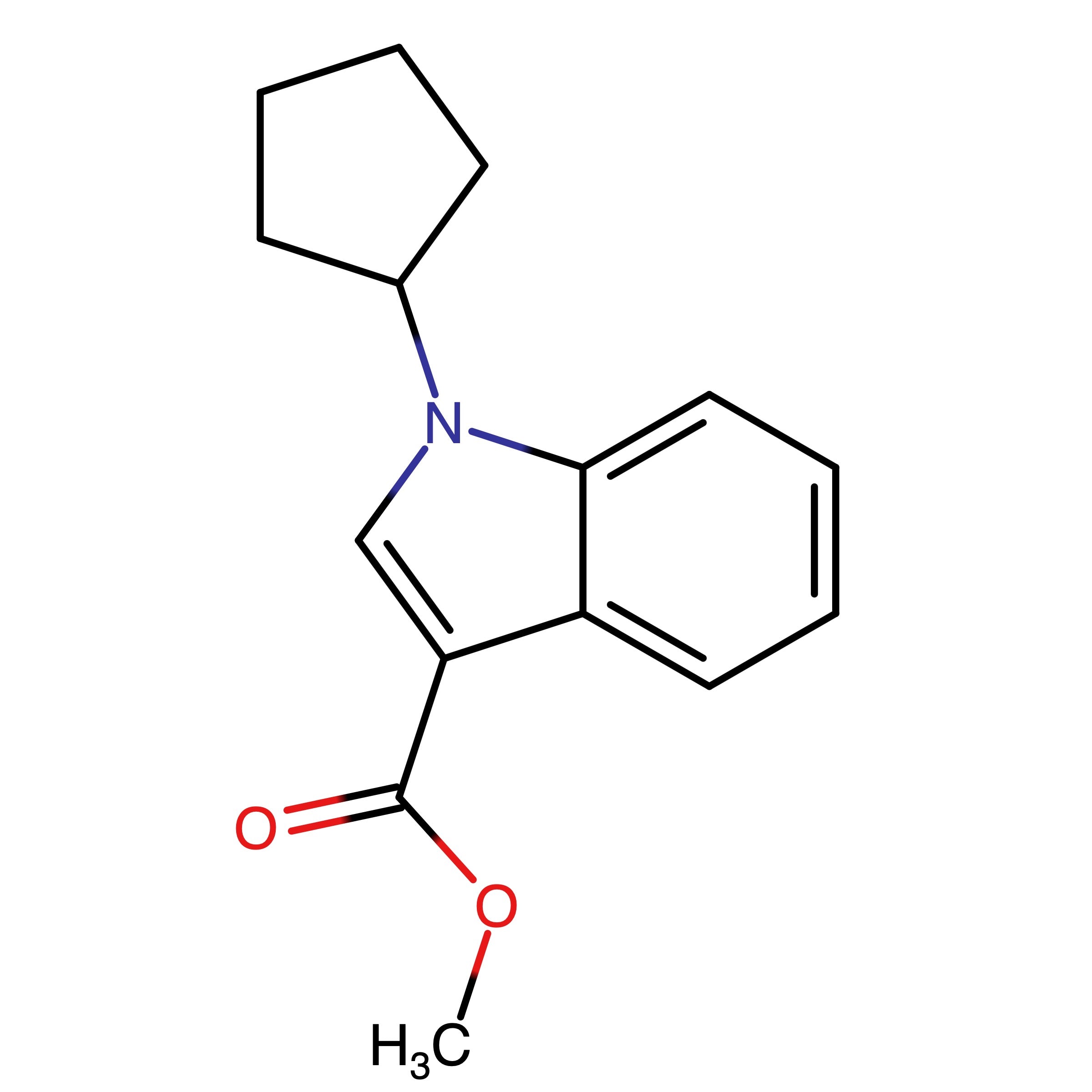CAS RN 2119491-27-7 | Name: Methyl 1-cyclopentyl-1H-indole-3-carboxylate