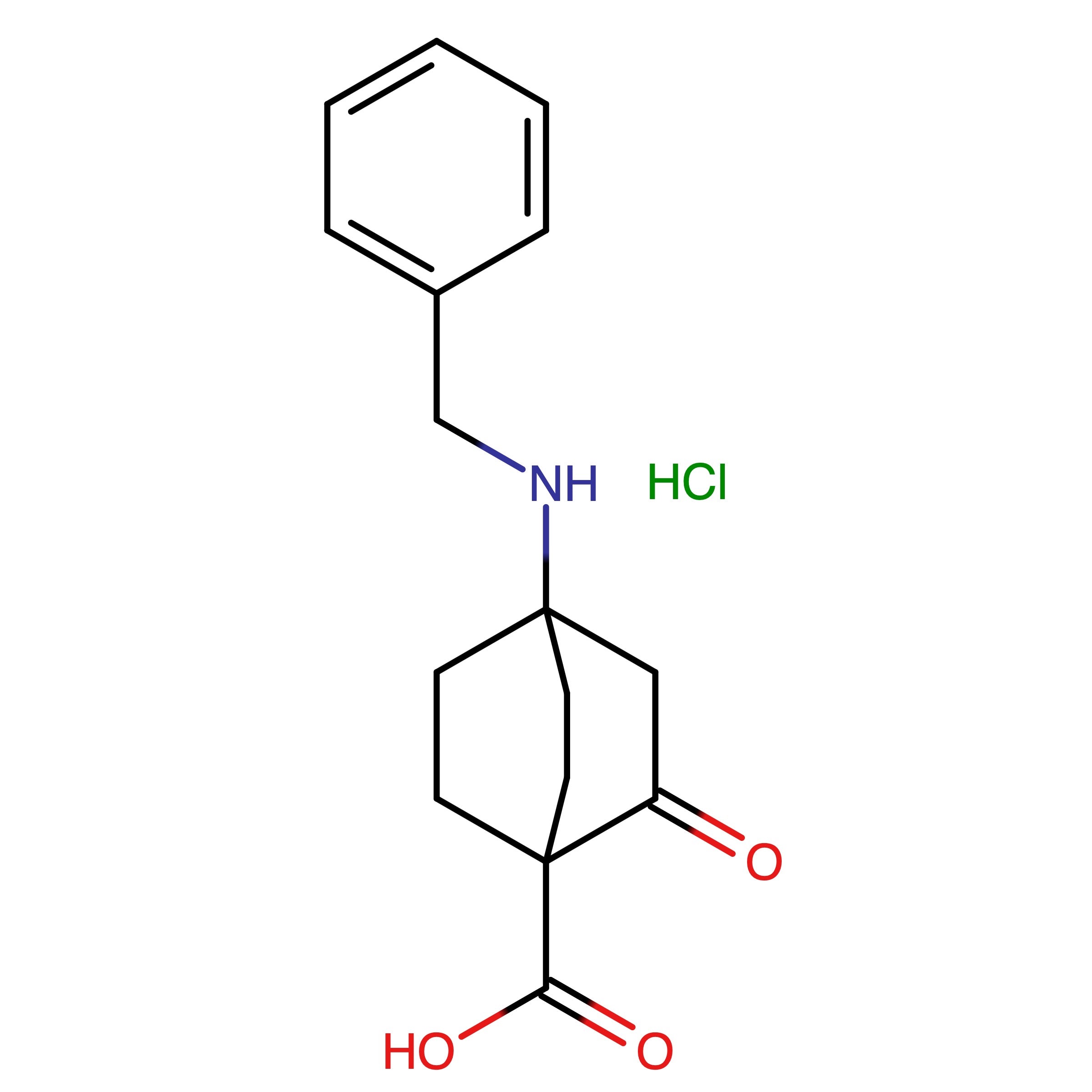 CAS RN 2143553-14-2 | Name: 4-(Benzylamino)-2-oxobicyclo[2.2.2]octane-1-carboxylic acid hydrochloride