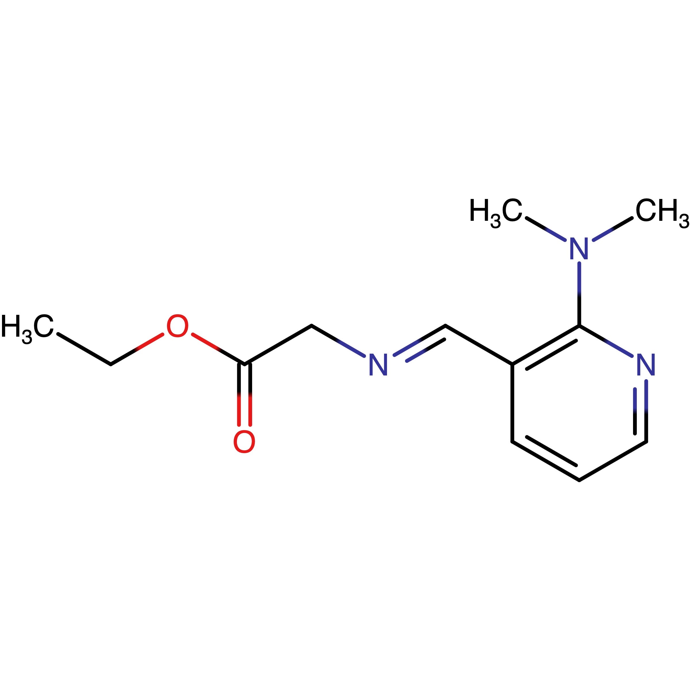 CAS RN 2222104-30-3 | Name: (E)-Ethyl 2-(((2-(dimethylamino)pyridin-3-yl)methylene)amino)acetate