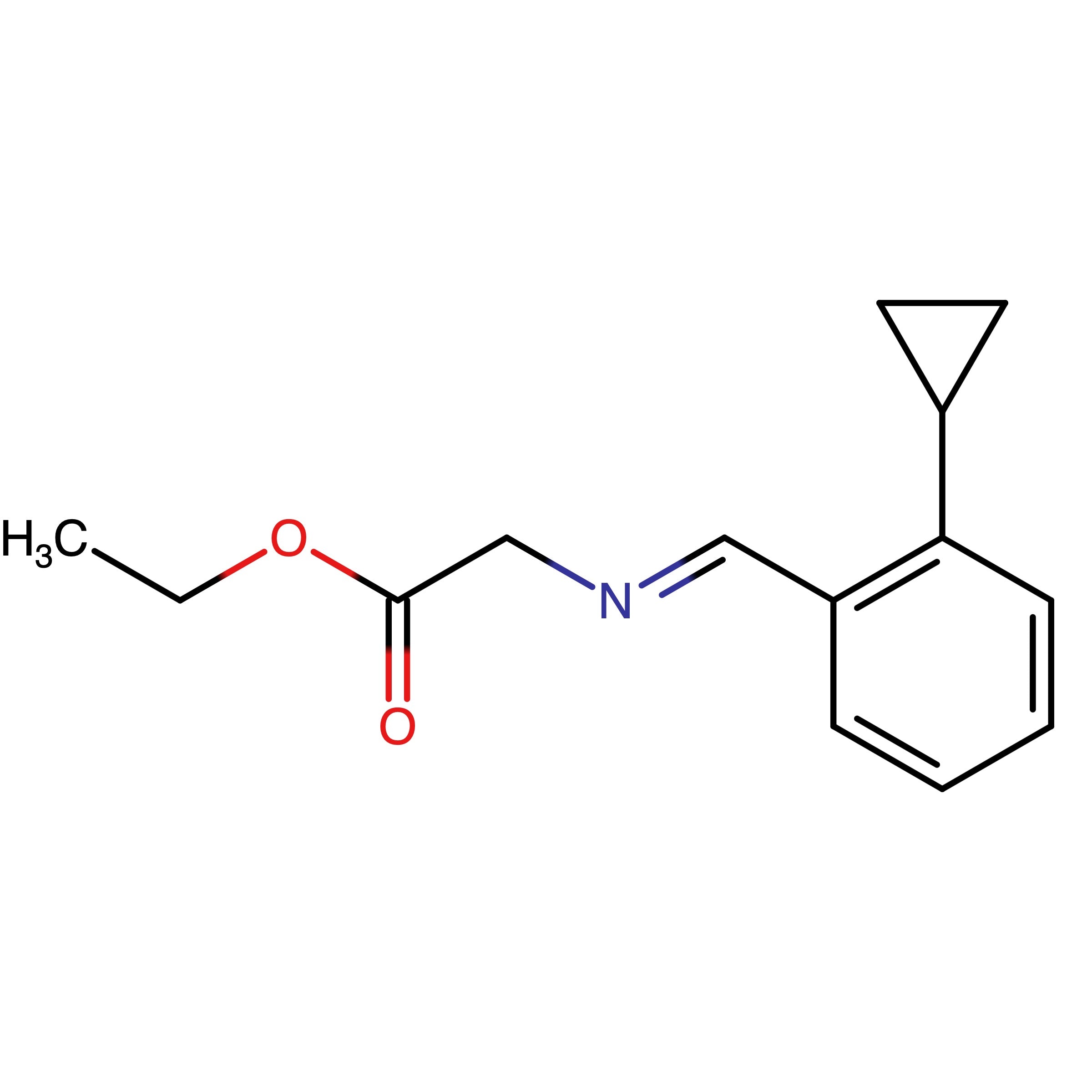 CAS RN 2222104-44-9 | Name: (E)?Ethyl 2?((2?cyclopropylbenzylidene)amino)acetate