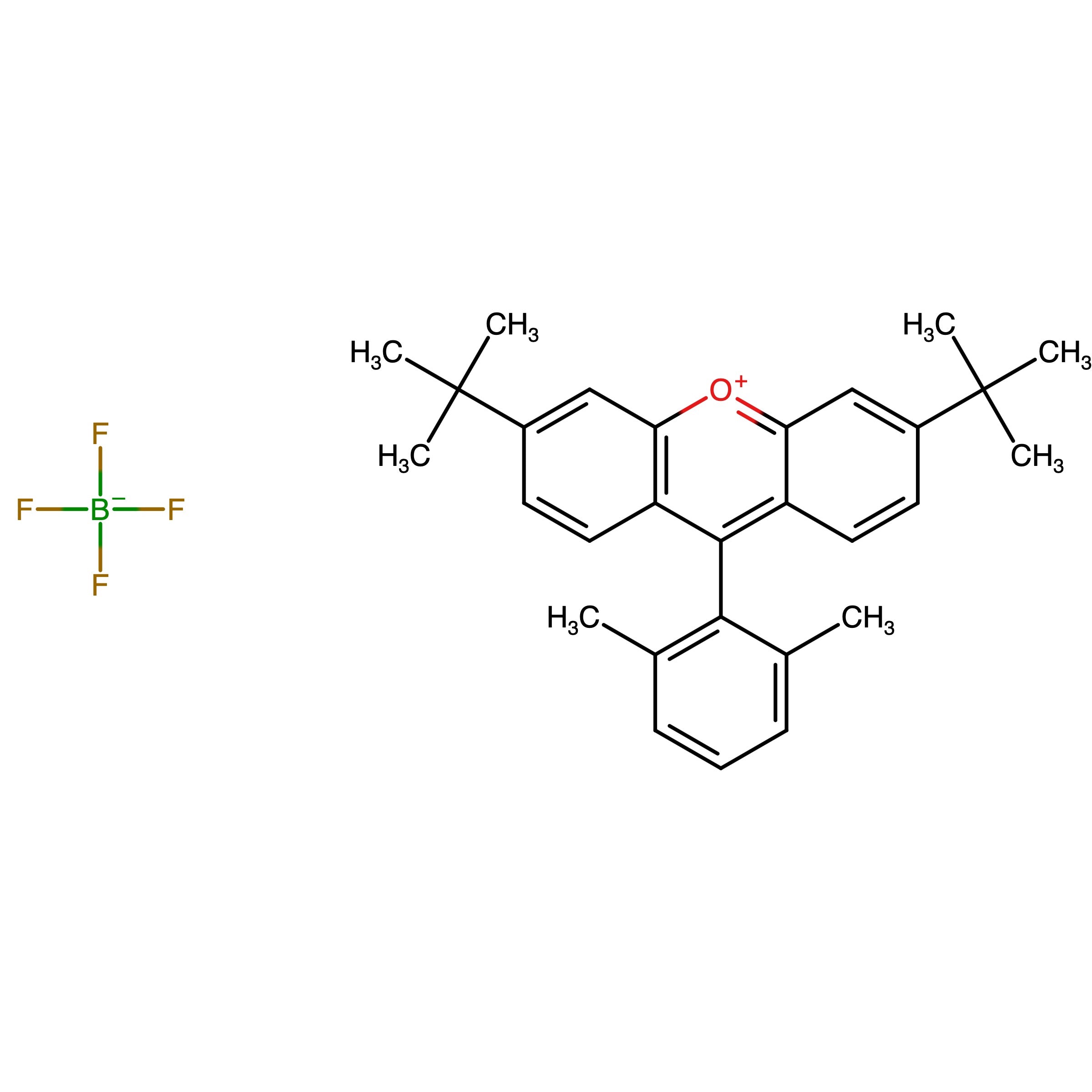CAS RN 2363740-32-1 | Name: 3,6-Di-tert-butyl-9-(2,6-dimethylphenyl)xanthen-10-ium tetrafluoroborate