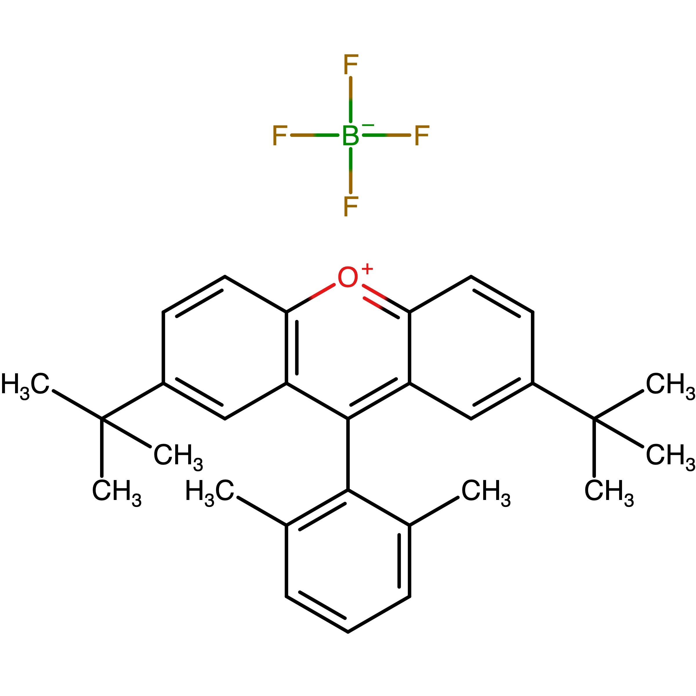 CAS RN 2363740-40-1 | Name: 2,7?Di?tert?butyl?9?(2,6?dimethylphenyl)xanthylium tetrafluoroborate