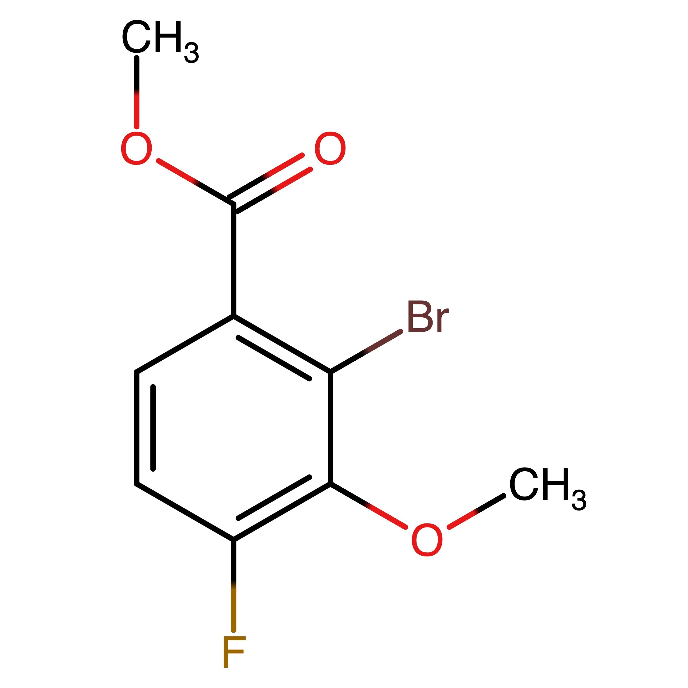 CAS RN 2383654-77-9 | Name: methyl 2?bromo?4?fluoro?3?methoxybenzoate