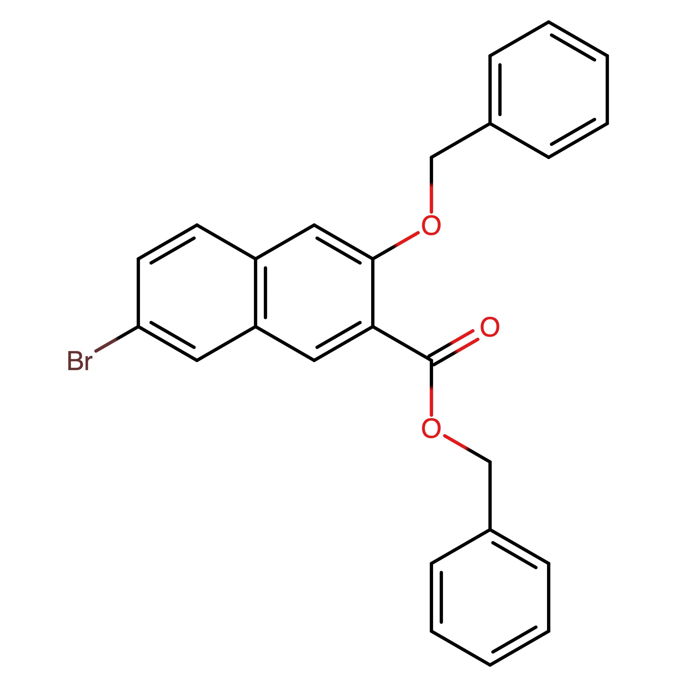 CAS RN 2407612-58-0 | Name: Benzyl 3-(benzyloxy)-7-bromonaphthalene-2-carboxylate