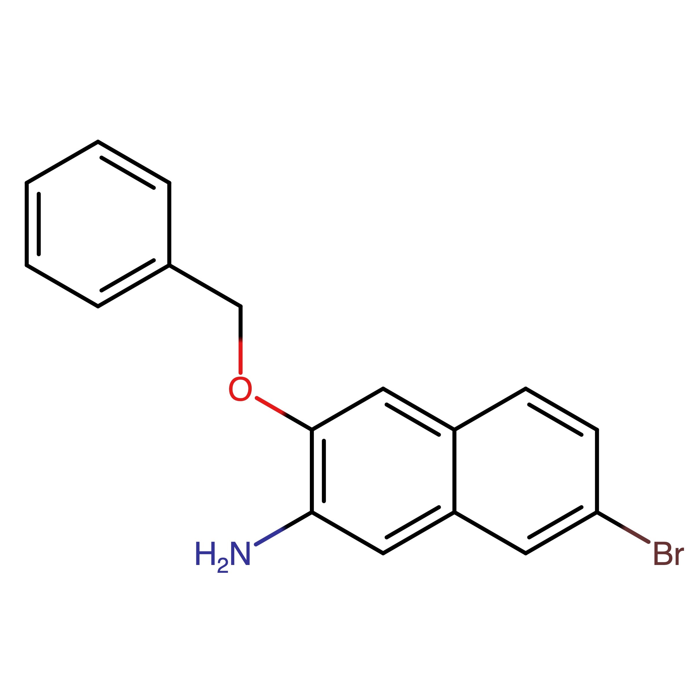 CAS RN 2407612-59-1 | Name: 3-(Benzyloxy)-7-bromonaphthalen-2-amine | MDL: MFCD35117490