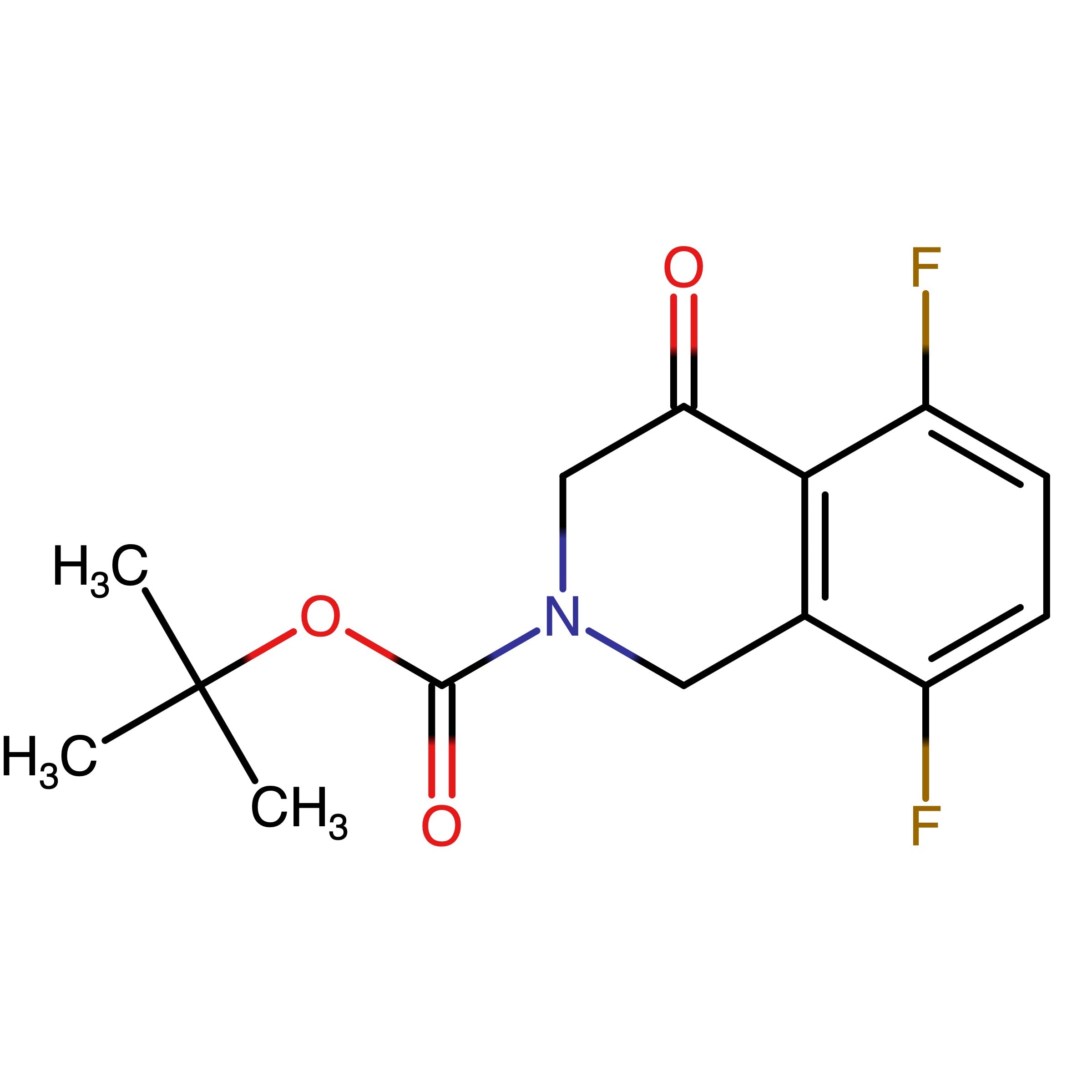 CAS RN 2757409-39-3 | Name: tert?Butyl 5,8?difluoro?4?oxo?3,4?dihydroisoquinoline?2(1H)?carboxylate