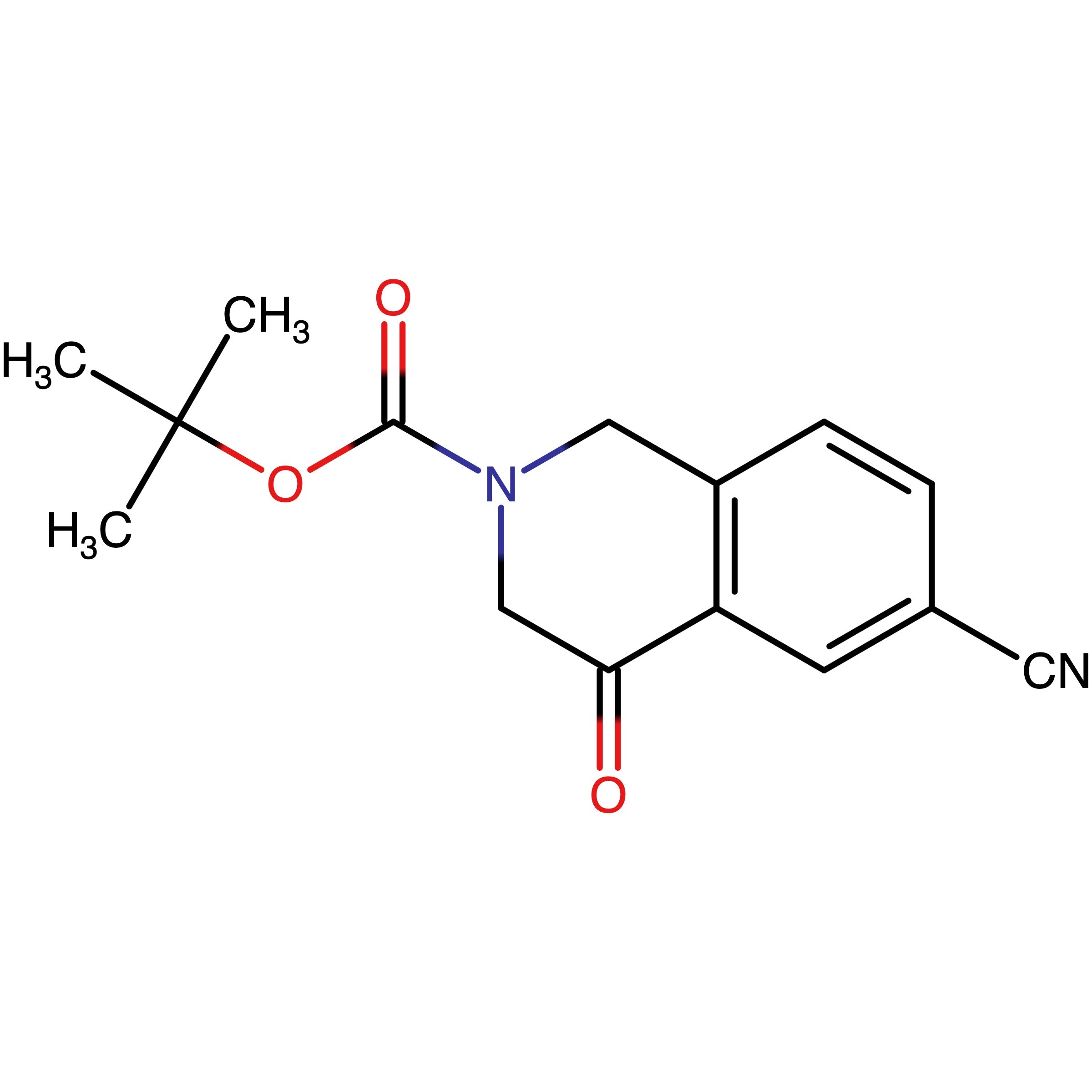 CAS RN 2757409-43-9 | Name: tert?Butyl 6?cyano?4?oxo?3,4?dihydroisoquinoline?2(1H)?carboxylate