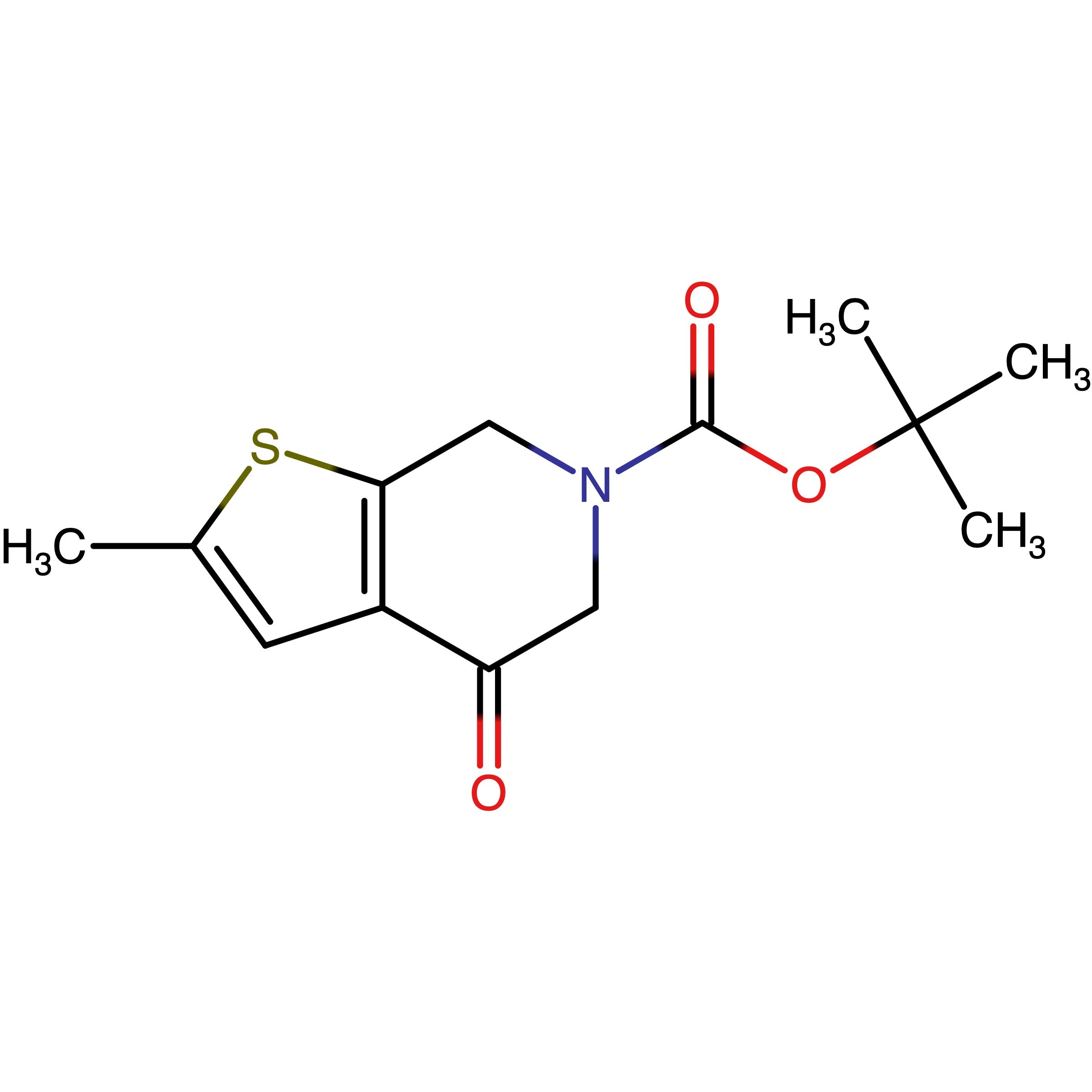 CAS RN 2757409-45-1 | Name: tert?Butyl 2?methyl?4?oxo?4,7?dihydrothieno[2,3?c]pyridine?6(5H)?carboxylate