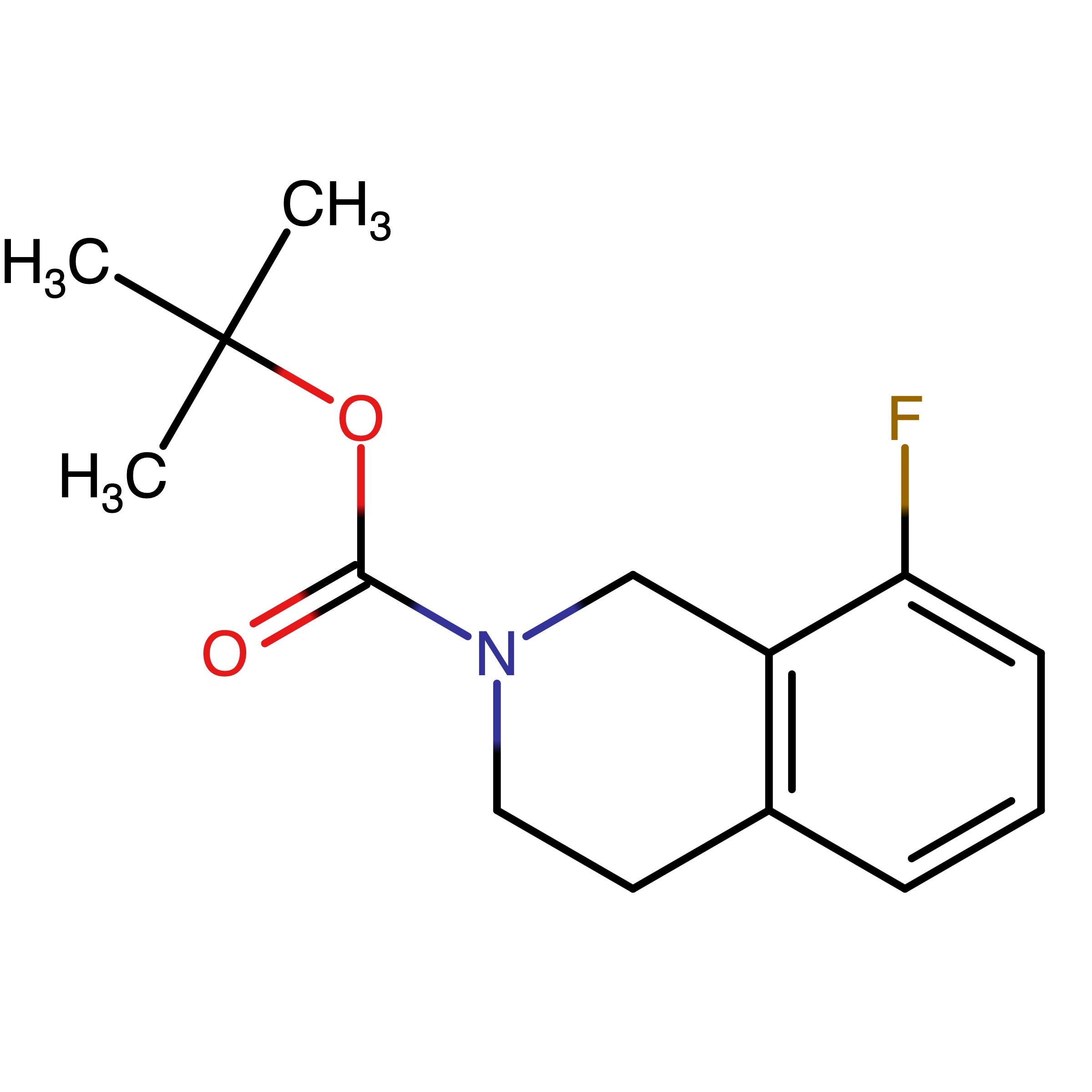 CAS RN 2757409-68-8 | Name: tert?Butyl 8?fluoro?3,4?dihydroisoquinoline?2(1H)?carboxylate