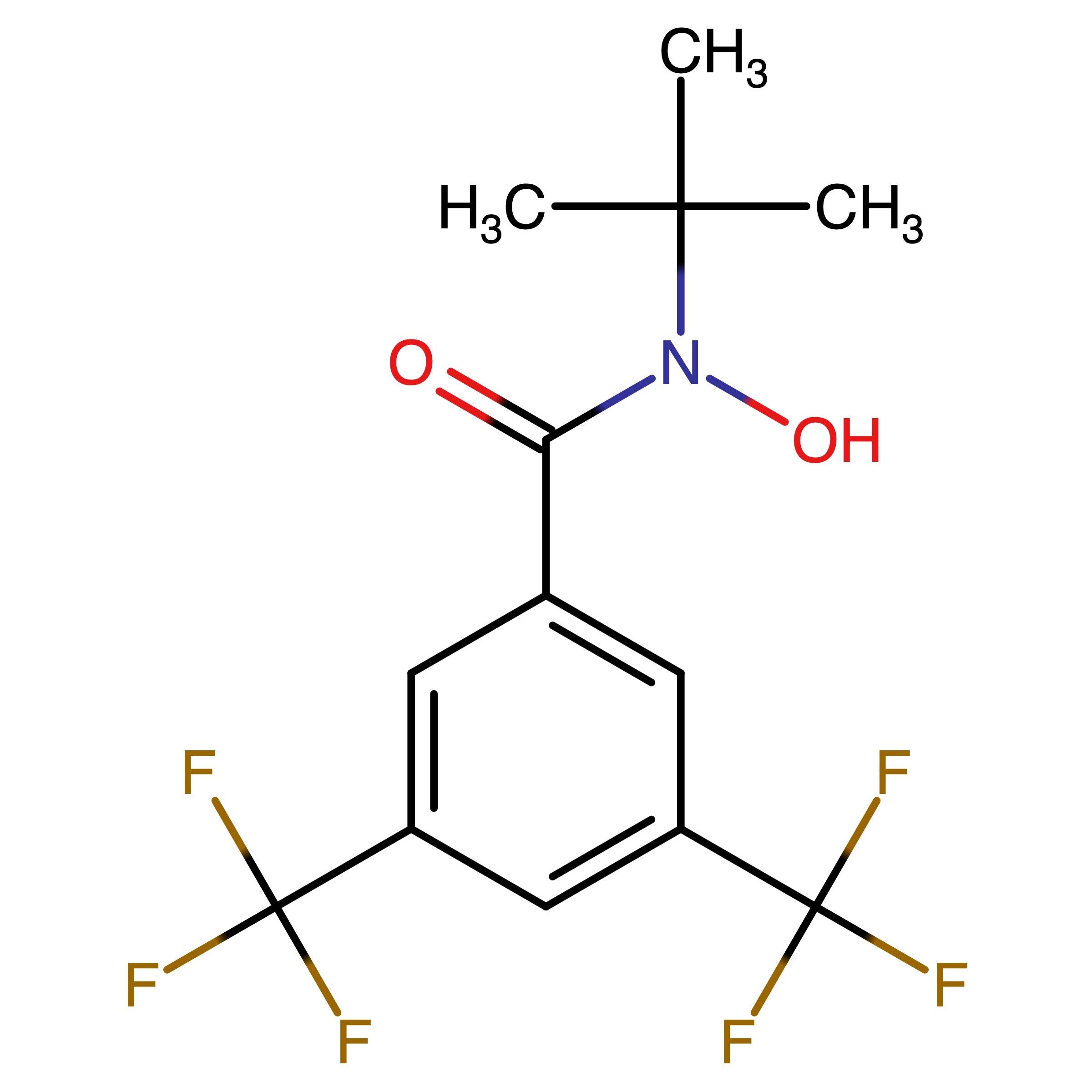 CAS RN 2770450-17-2 | Name: N-(tert-Butyl)-N-hydroxy-3,5-bis(trifluoromethyl)benzamide