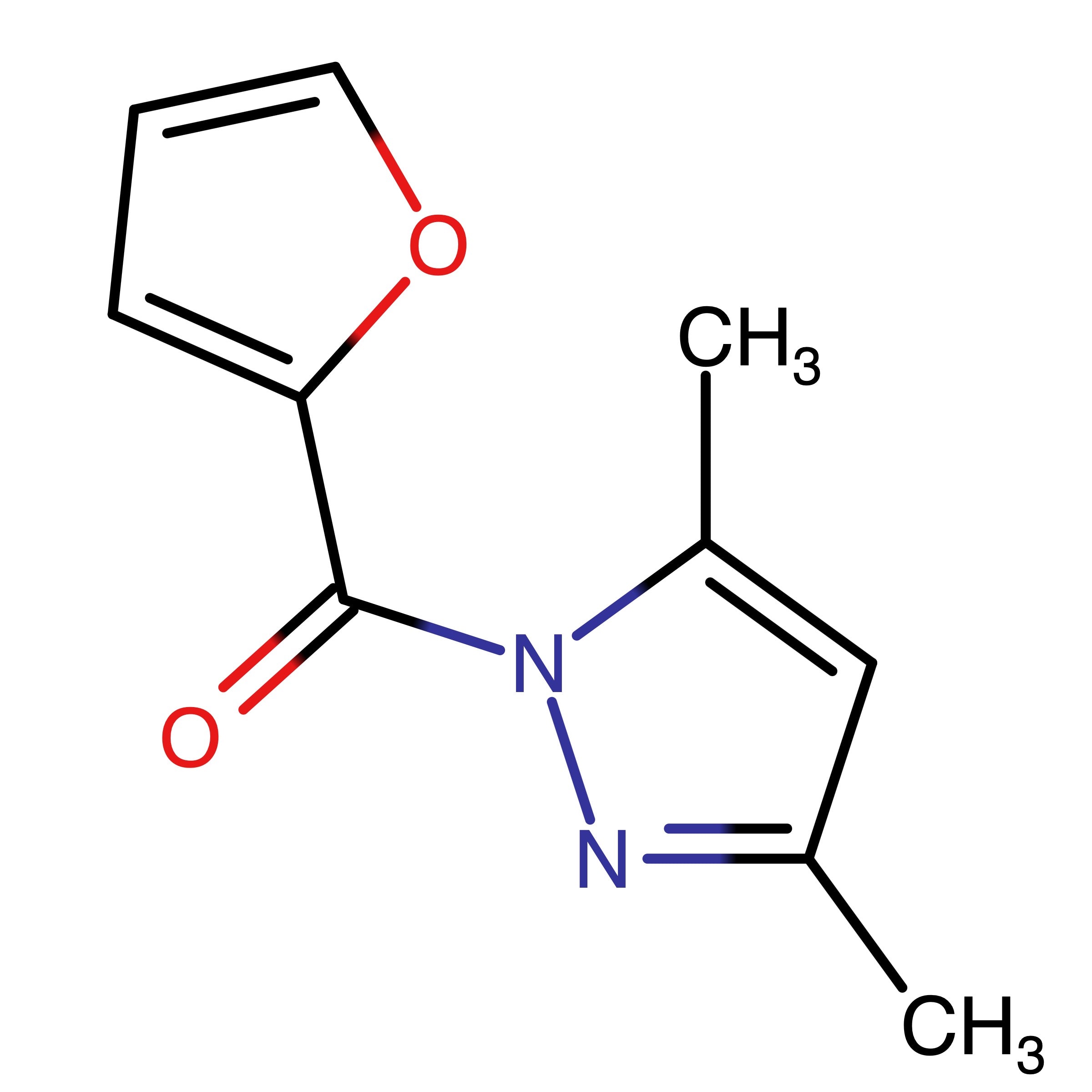 CAS RN 295345-96-9 | (3,5-Dimethylpyrazol-1-yl)-(furan-2-yl)methanone | MFCD00508583