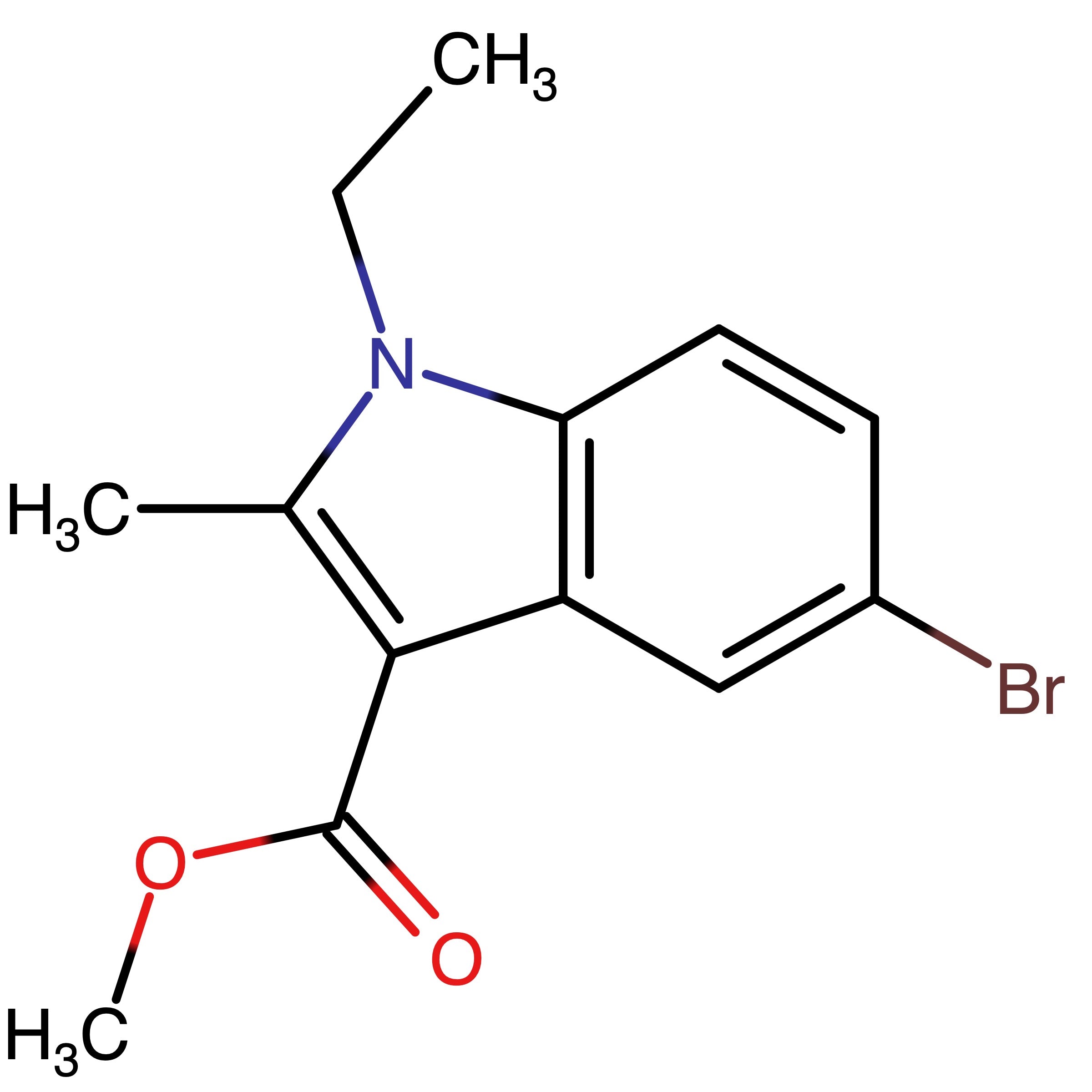 CAS RN 3021598-81-9 | Name: Methyl 5?bromo?1?ethyl?2?methyl?1H?indole?3?carboxylate