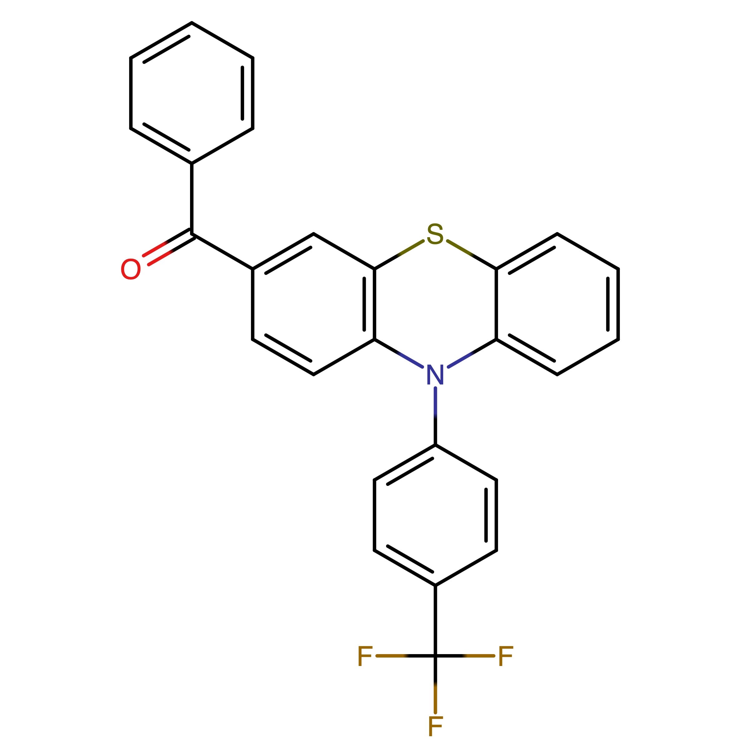 CAS RN 3079752-45-4 | Name: 10?(4?(Trifluoromethyl)phenyl)-3-benzoyl?10H?phenothiazine