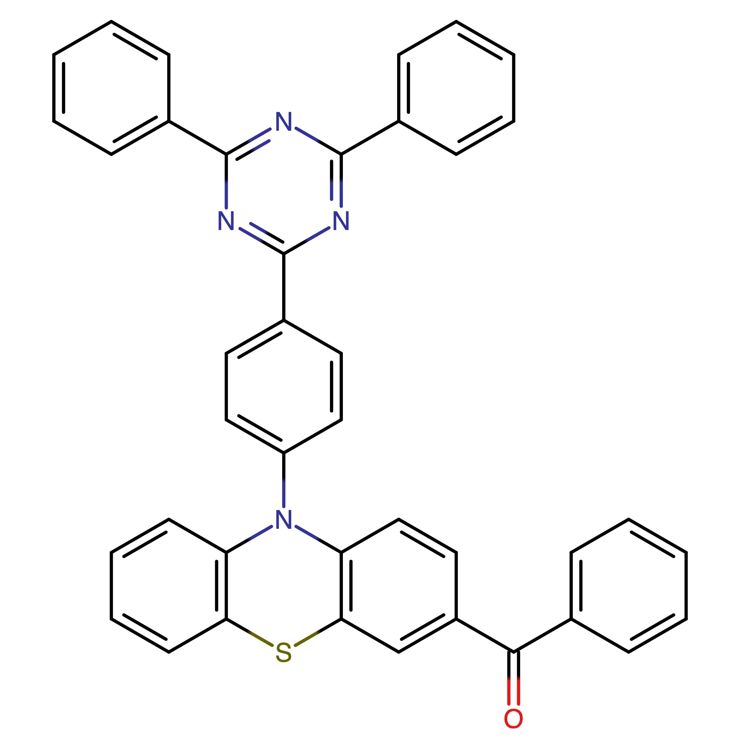 CAS RN 3079752-48-7 | Name: 10-(4-(4,6-Diphenyl-1,3,5-triazin-2-yl)phenyl)-3-benzoyl--10H-phenothiazine
