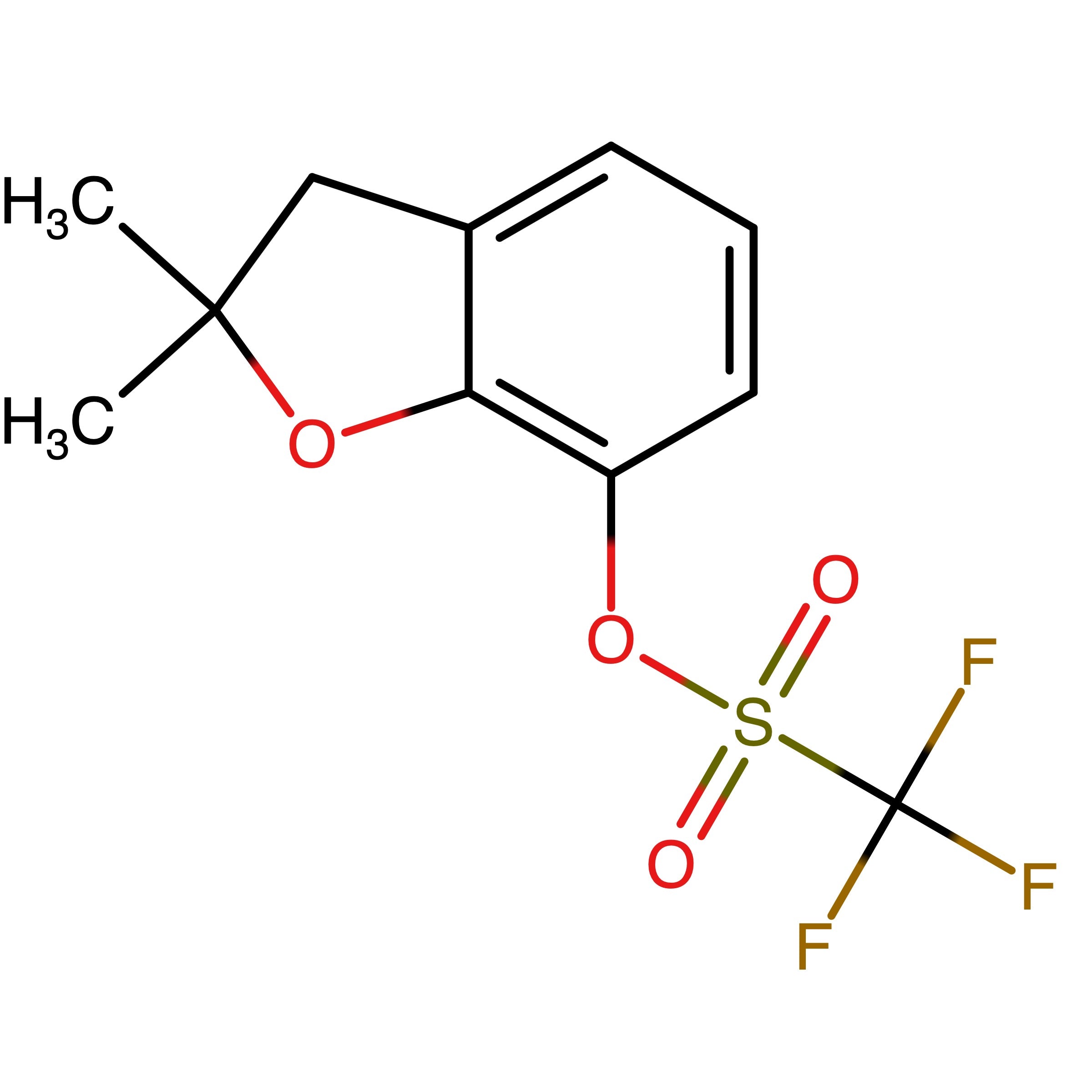 CAS RN 308110-31-8 | Name: 2,2-Dimethyl-2,3-dihydrobenzofuran-7-yl trifluoromethanesulfonate
