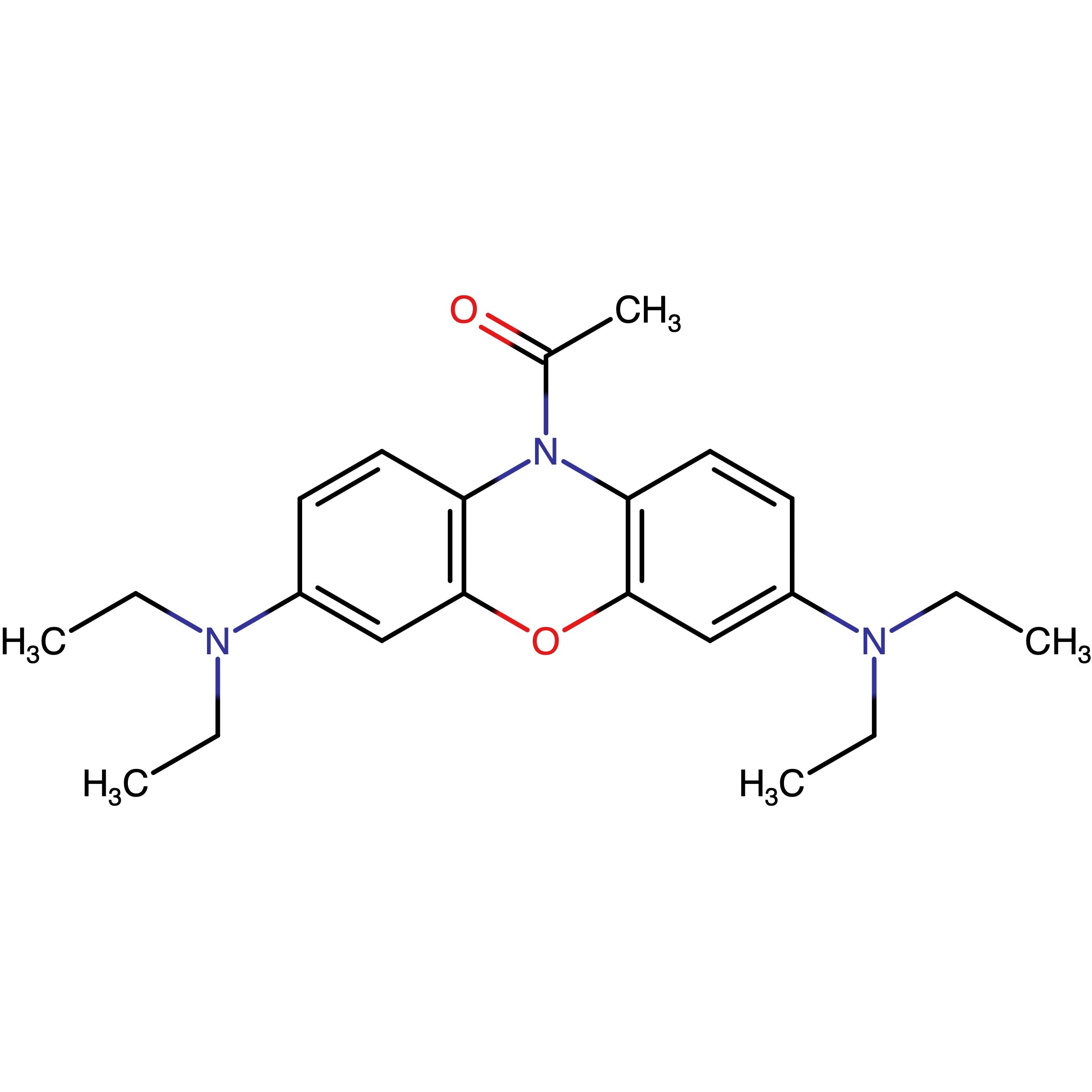 CAS RN 41762-91-8 | 1-[3,7-Bis(diethylamino)phenoxazin-10-yl]ethanone