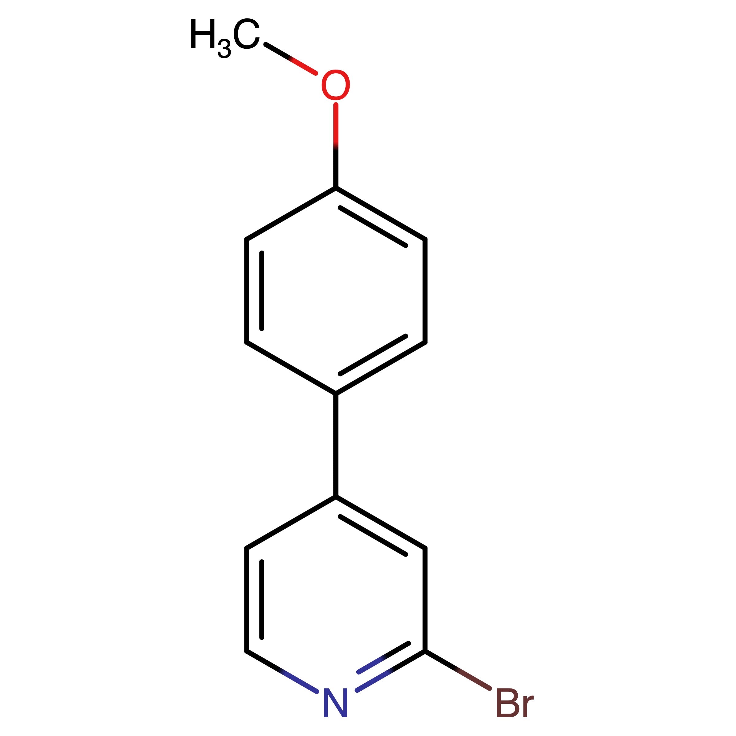 CAS RN 458533-01-2 | 2-Bromo-4-(4-methoxyphenyl)pyridine | MFCD22379654