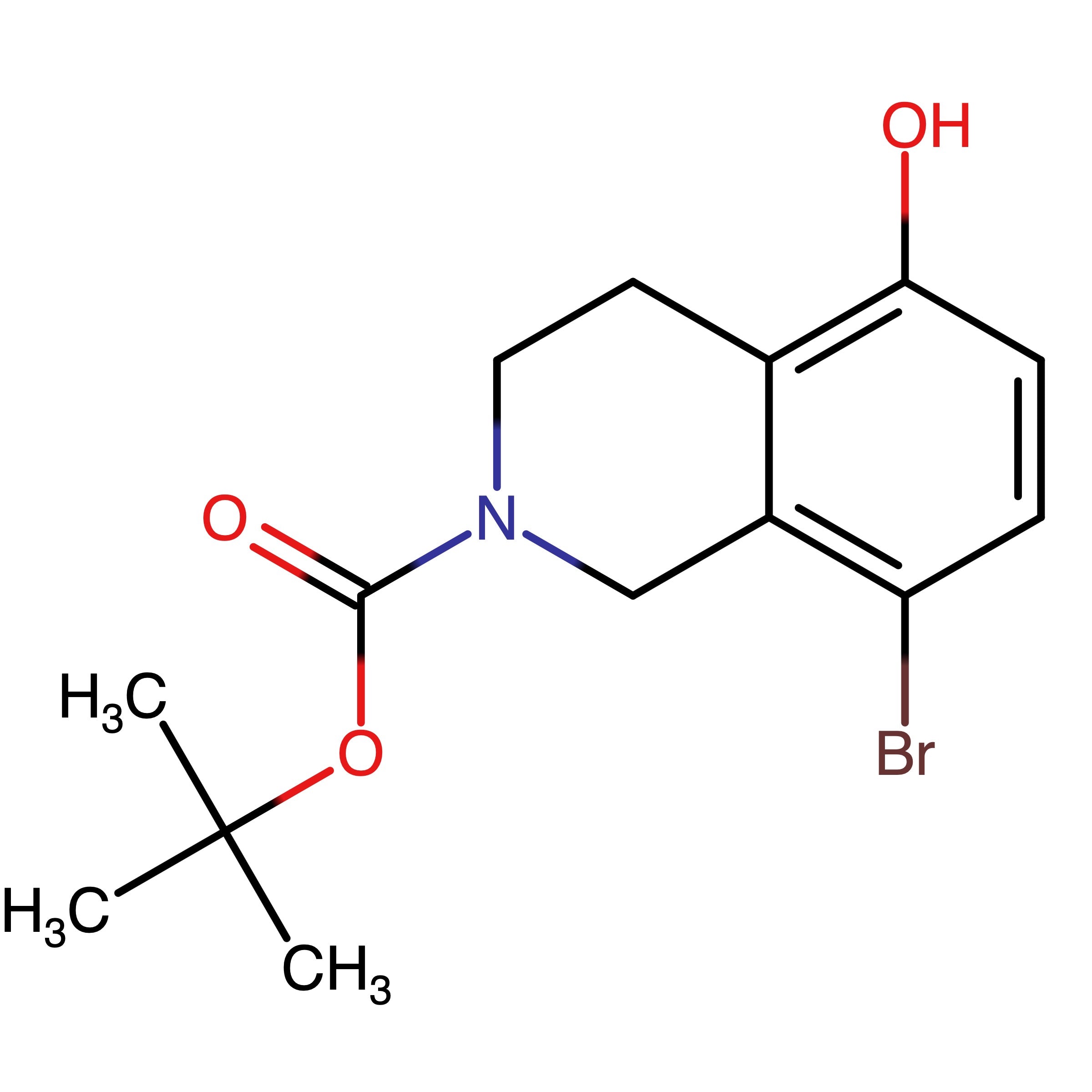 CAS RN 497068-68-5 | Name: tert-Butyl 8-bromo-5-hydroxy-3,4-dihydroisoquinoline-2(1H)-carboxylate