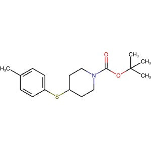 676527-71-2 | tert-Butyl 4-[(4-methylphenyl)sulfanyl]piperidine-1-carboxylate - Hoffman Fine Chemicals