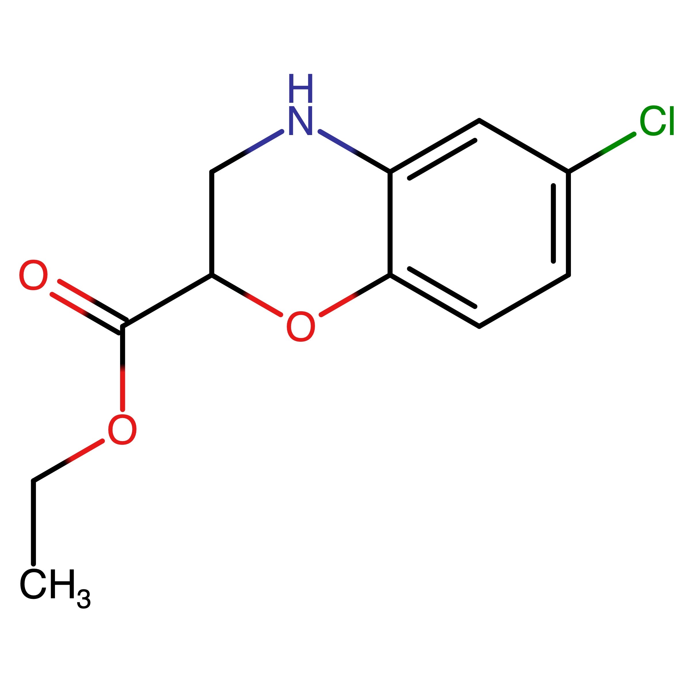 CAS RN 68281-43-6 | Name: Ethyl 6-chloro-3,4-dihydro-2H-benzo[b][1,4]oxazine-2-carboxylate | MDL: MFCD05256189