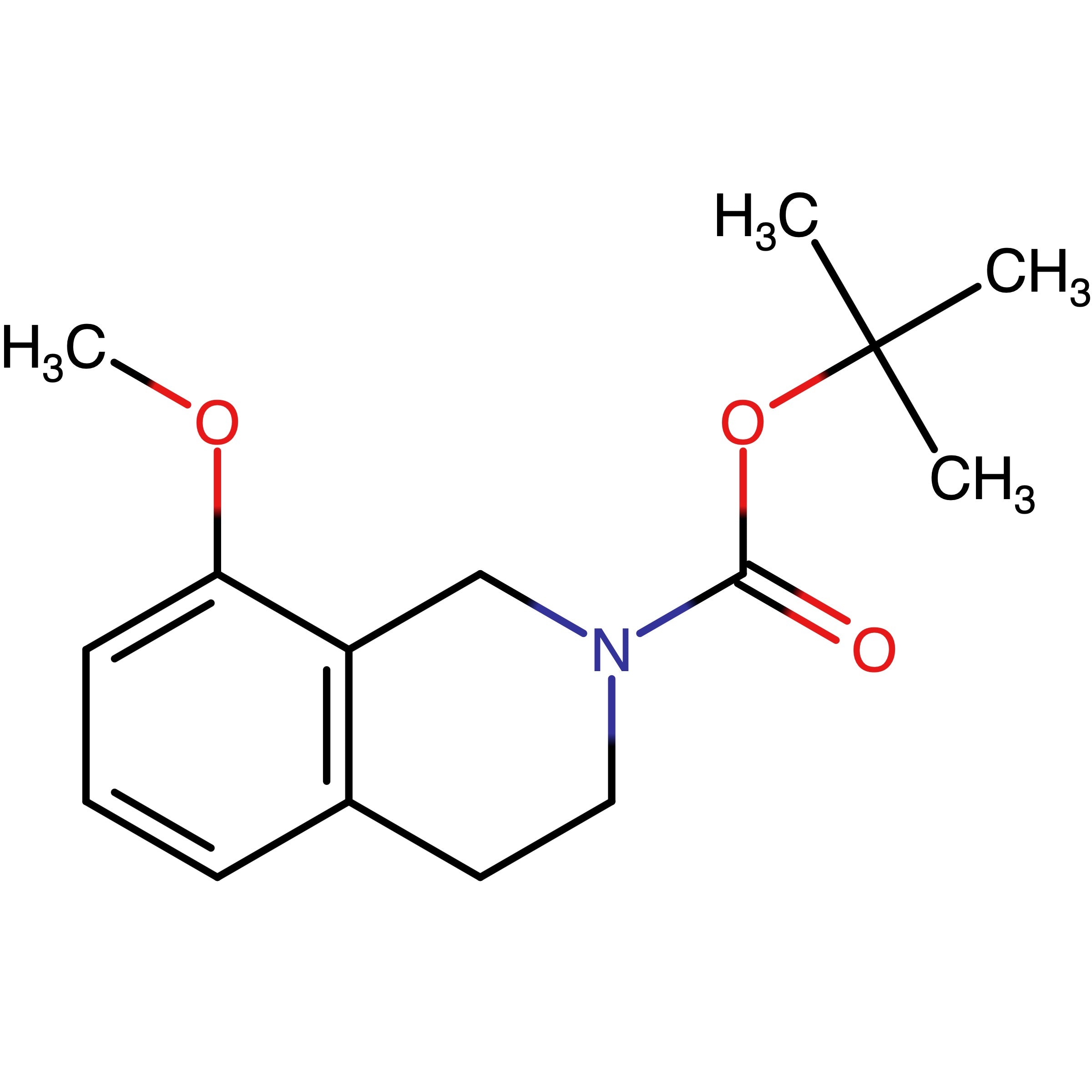 CAS RN 860436-58-4 | Name: tert-Butyl 8-methoxy-3,4-dihydroisoquinoline-2(1H)-carboxylate | MDL: MFCD24470117