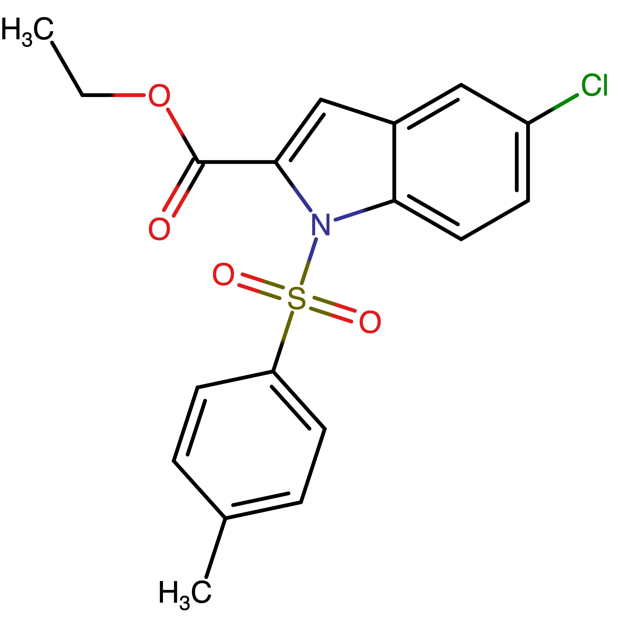 CAS RN 895153-02-3 | Ethyl 5-chloro-1-(4-methylphenyl)sulfonylindole-2-carboxylate