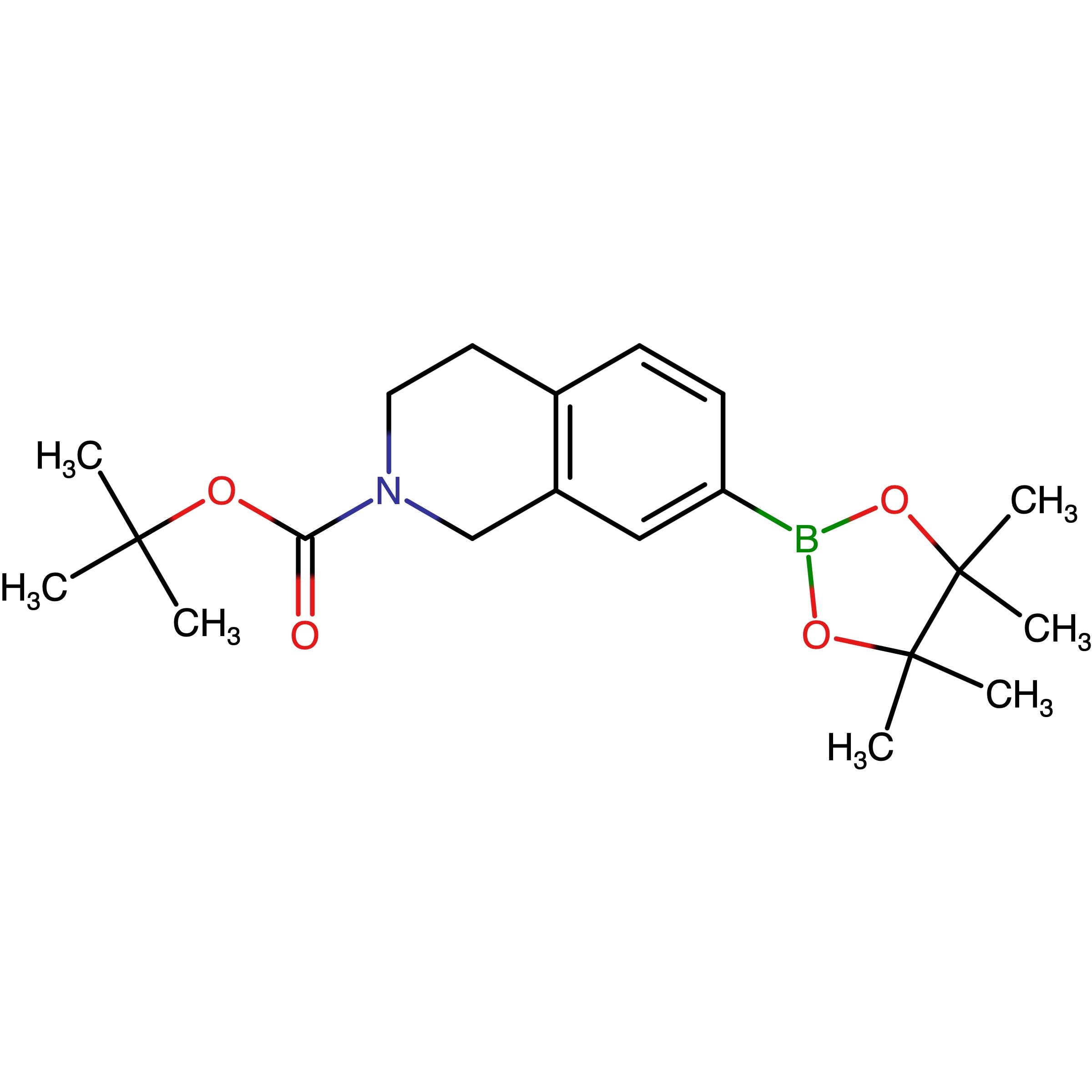 CAS RN 937048-76-5 | Name: tert-Butyl 7-(4,4,5,5-tetramethyl-1,3,2-dioxaborolan-2-yl)-3,4-dihydroisoquinoline-2(1H)-carboxylate | MDL: MFCD11044674