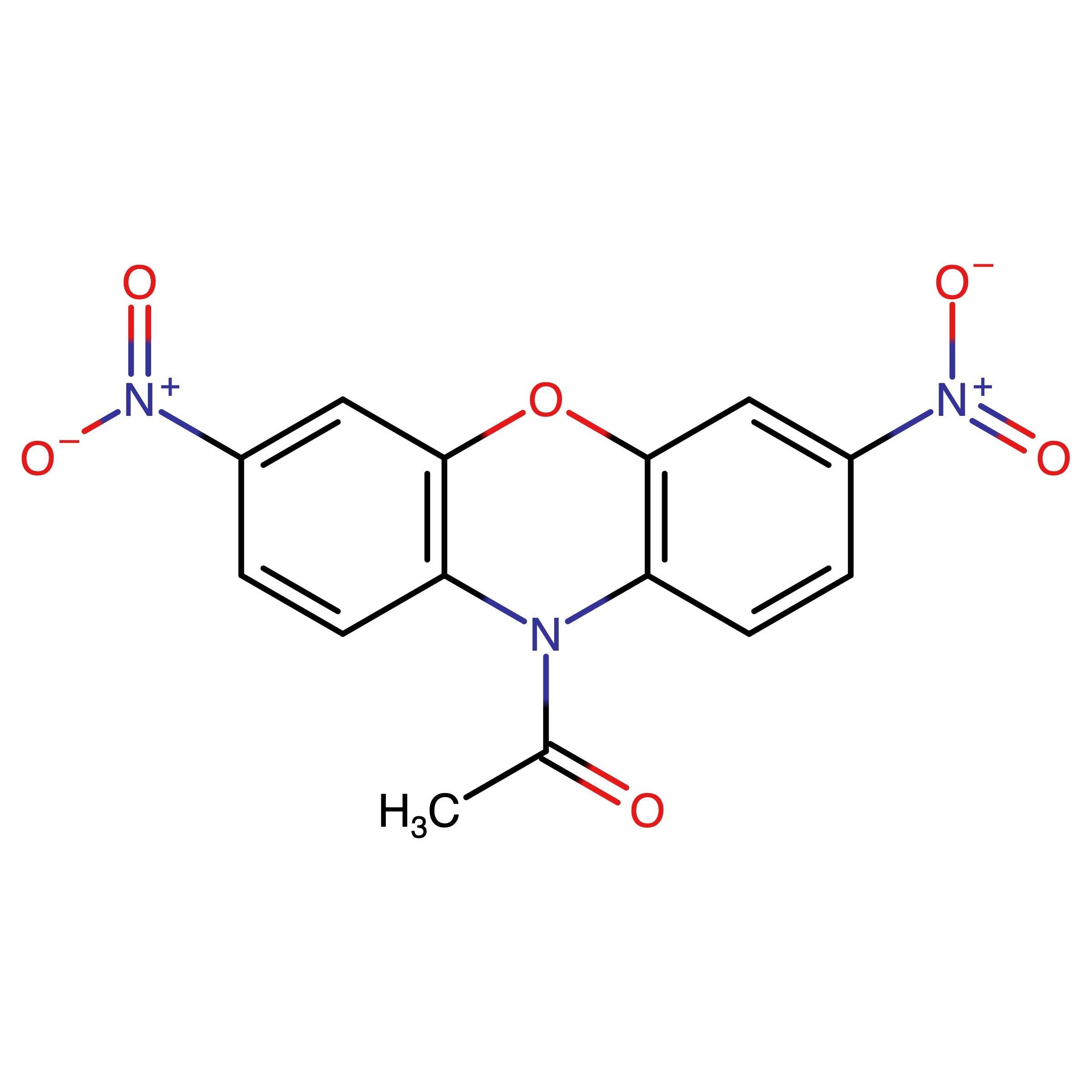 CAS RN 98155-51-2 | 1-(3,7-Dinitrophenoxazin-10-yl)ethanone