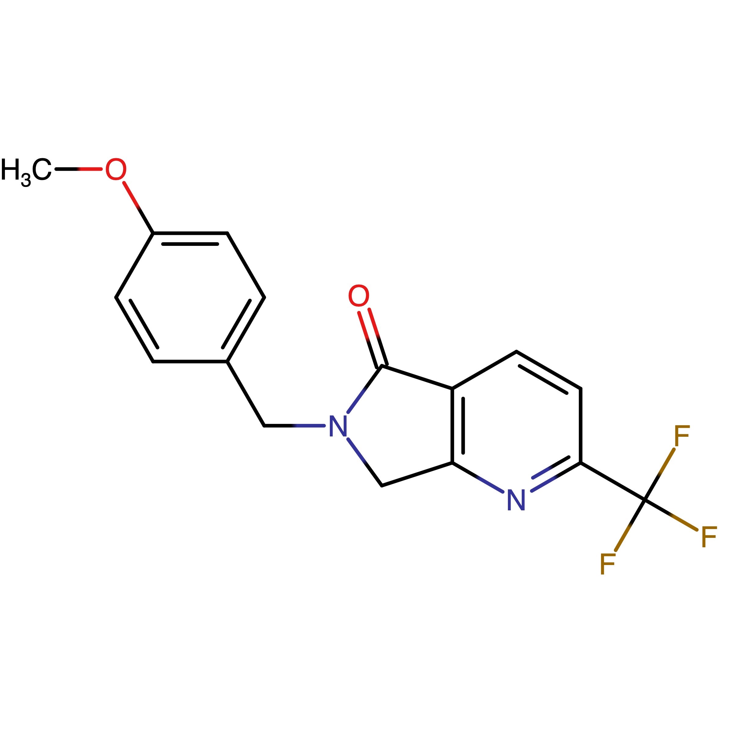 6-[(4-Methoxyphenyl)methyl]-2-(trifluoromethyl)-7H-pyrrolo[3,4-b]pyridin-5-one