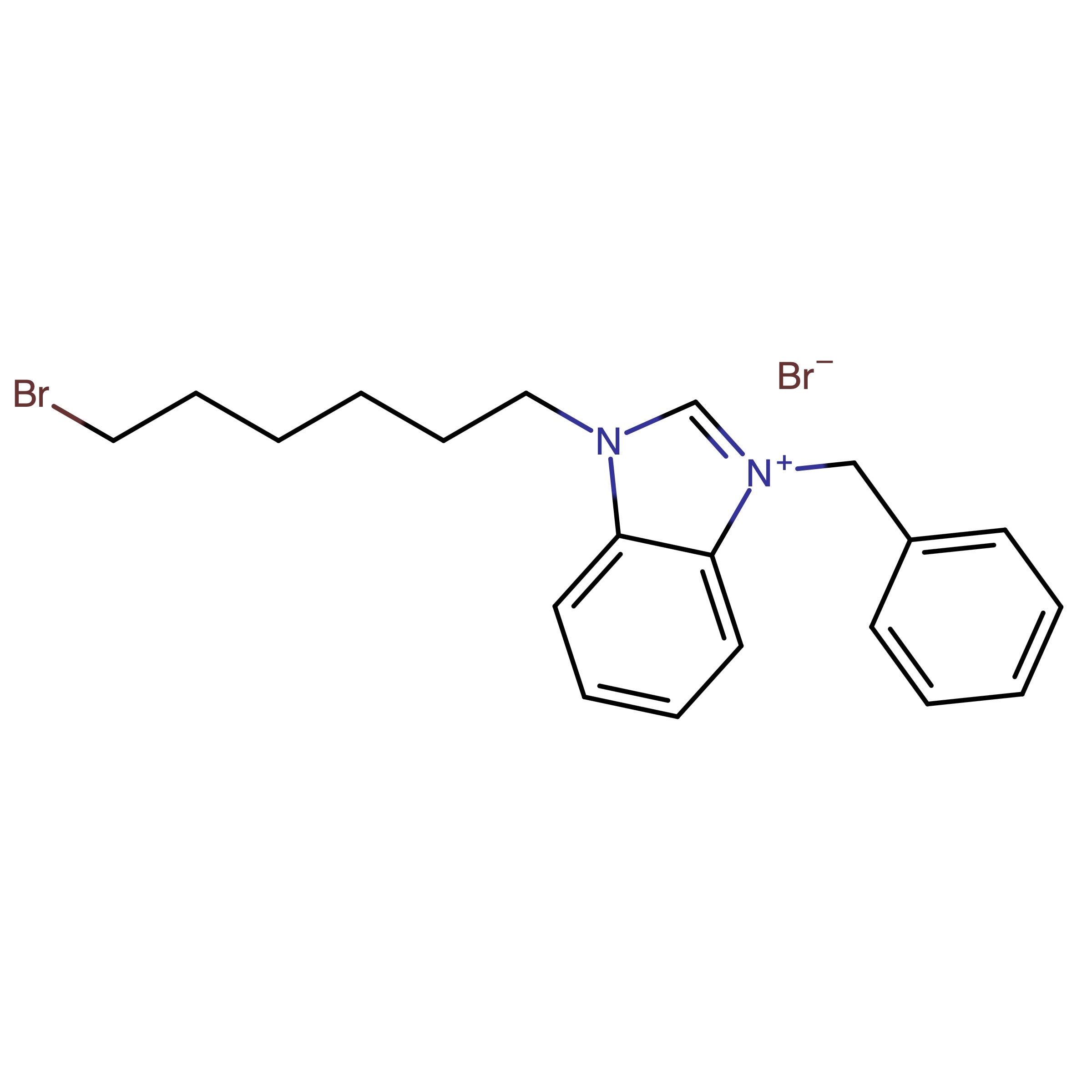 1-Benzyl-3-(6-bromohexyl)benzimidazol-1-ium bromide